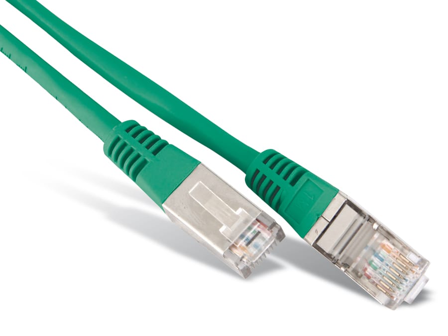 S-IMPULS Netzwerkpatchkabel CAT.6 , RJ45, 1:1, 2 m, grün