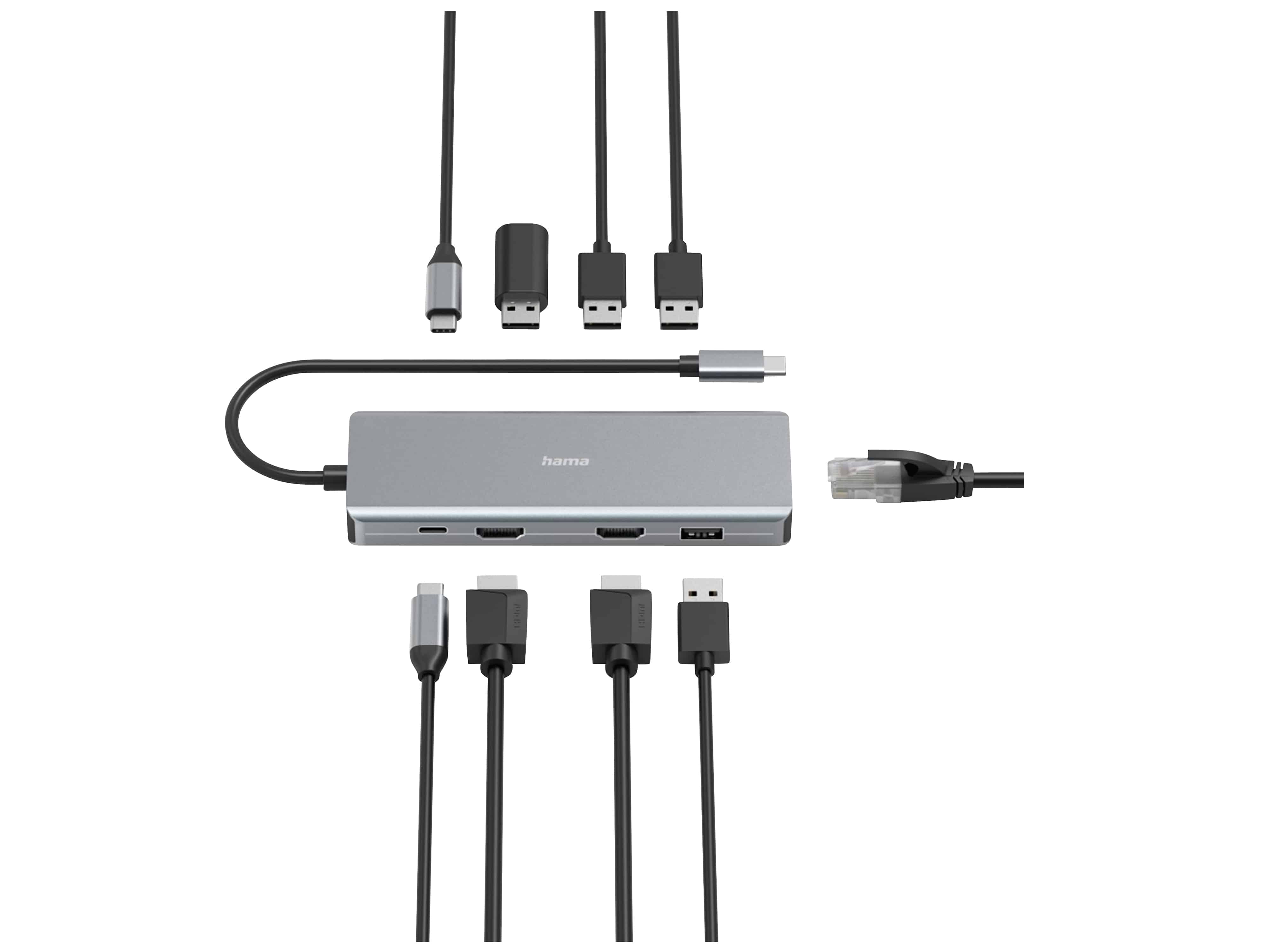 HAMA USB-C Hub Connect to Media