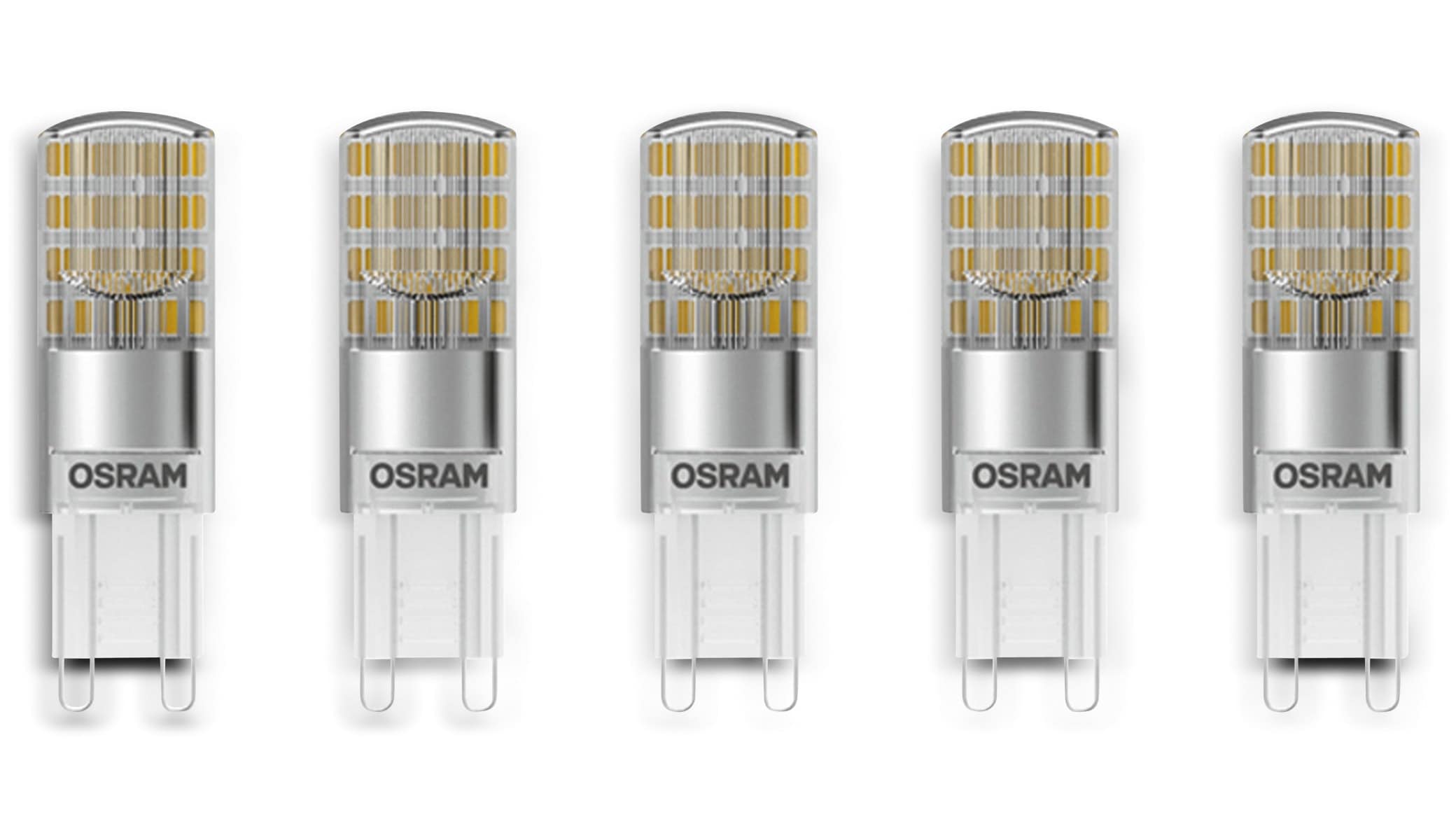 Osram LED-Lampe G9, EEK: A++, 2,6 W, 320 lm, 2700 K, 5 Stück