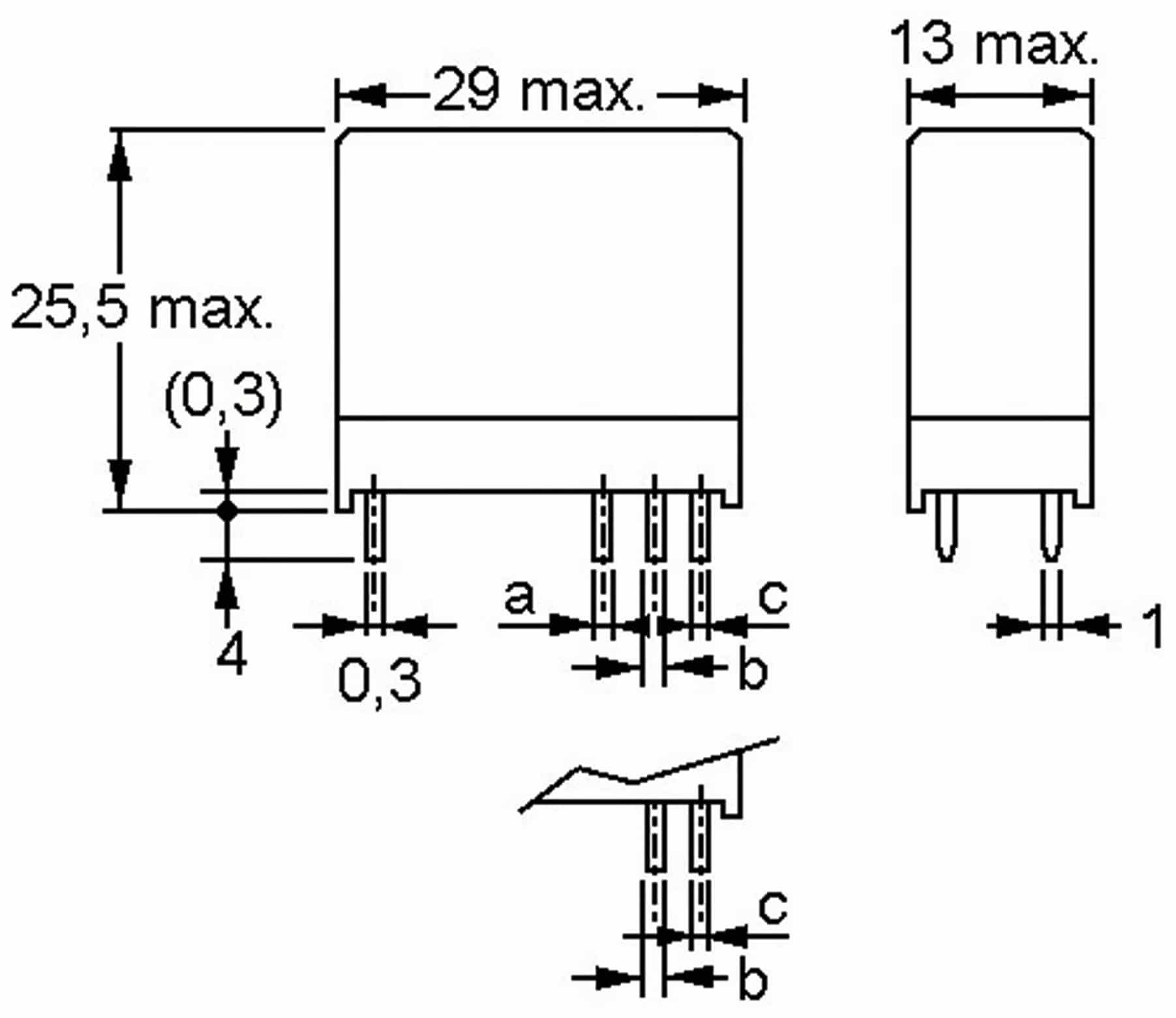 OMRON Relais G2R2E-24, print, 2xUM, 24 V-, 5 A