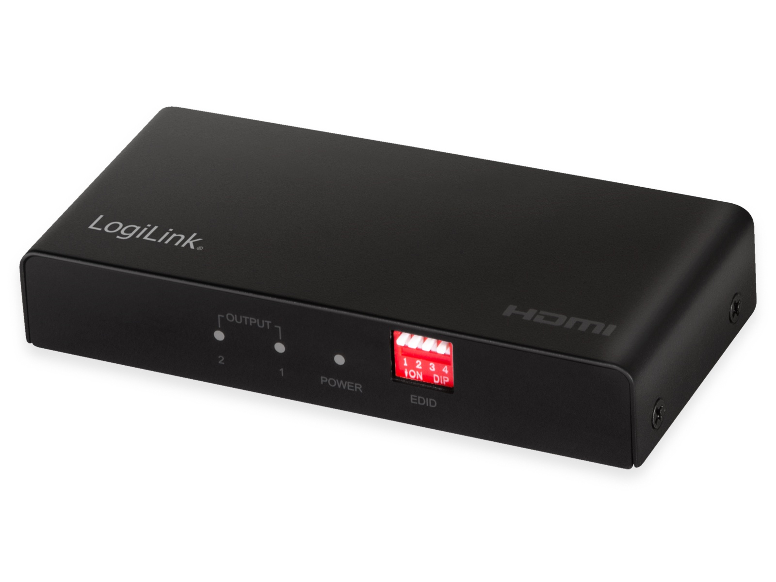 LOGILINK HDMI-Splitter HD0033, 1x2-Port, 4K/60 Hz, Downscaler