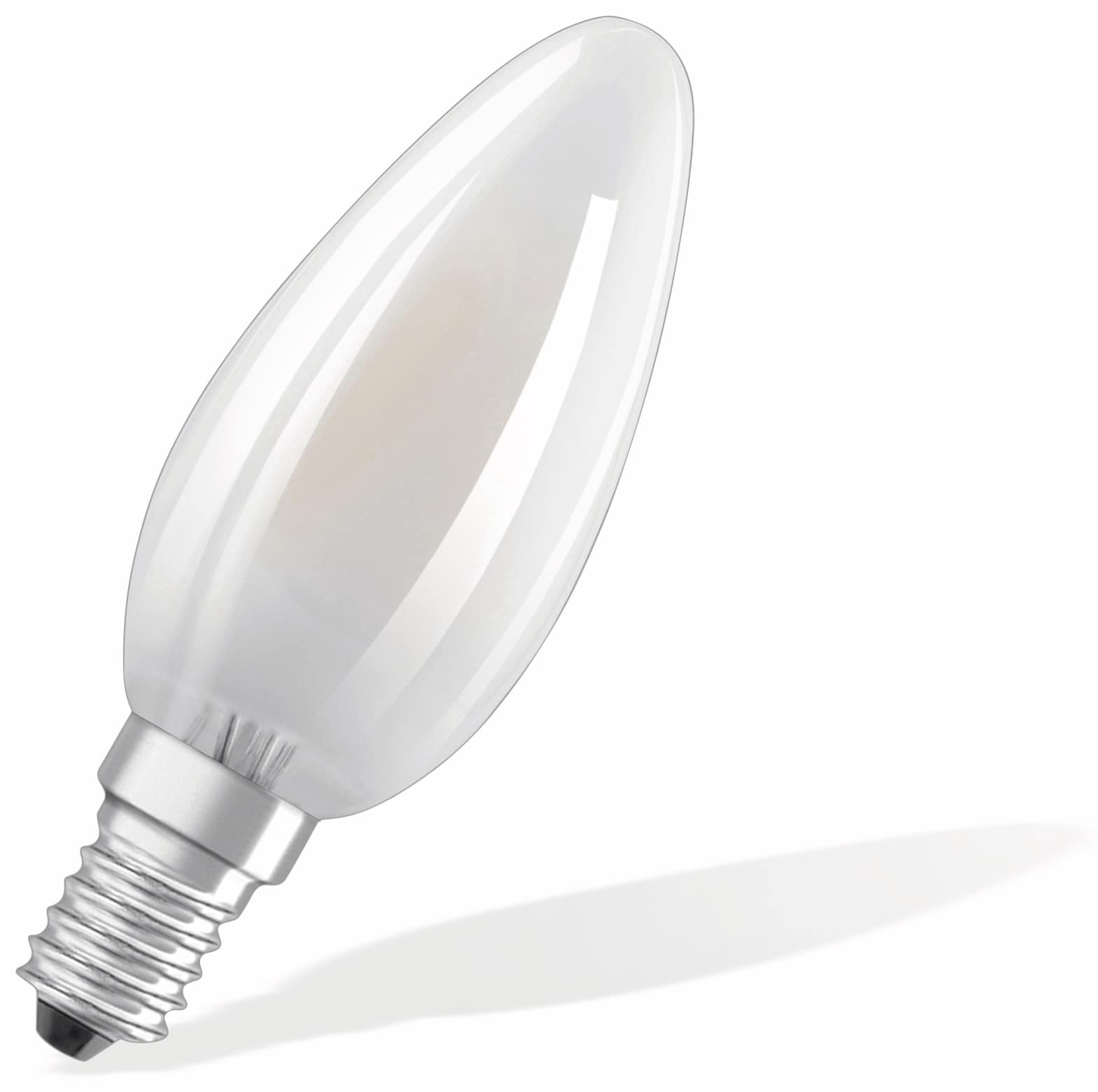 OSRAM LED-Lampe BASE CLAS A, E14, EEK: E, 4W, 470 lm, 2700 K, 5 Stk. matt