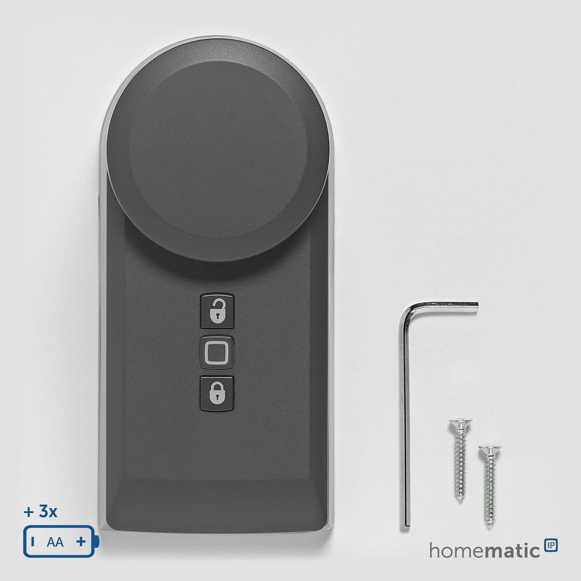 HOMEMATIC IP Türschlossantrieb 160555A0, anthrazit