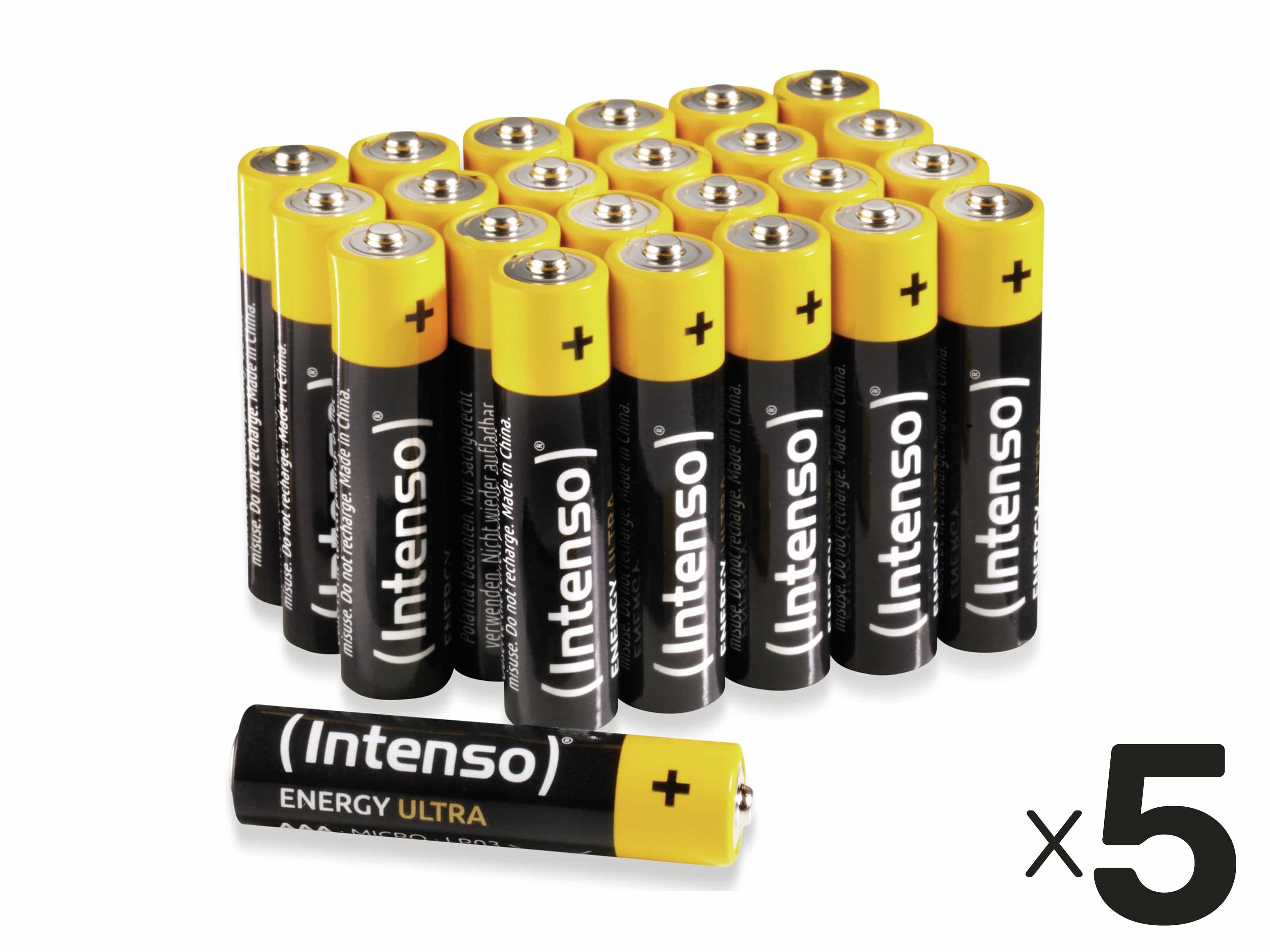 INTENSO Batterie-Set Energy Ultra, AAA LR03, 120 Stück