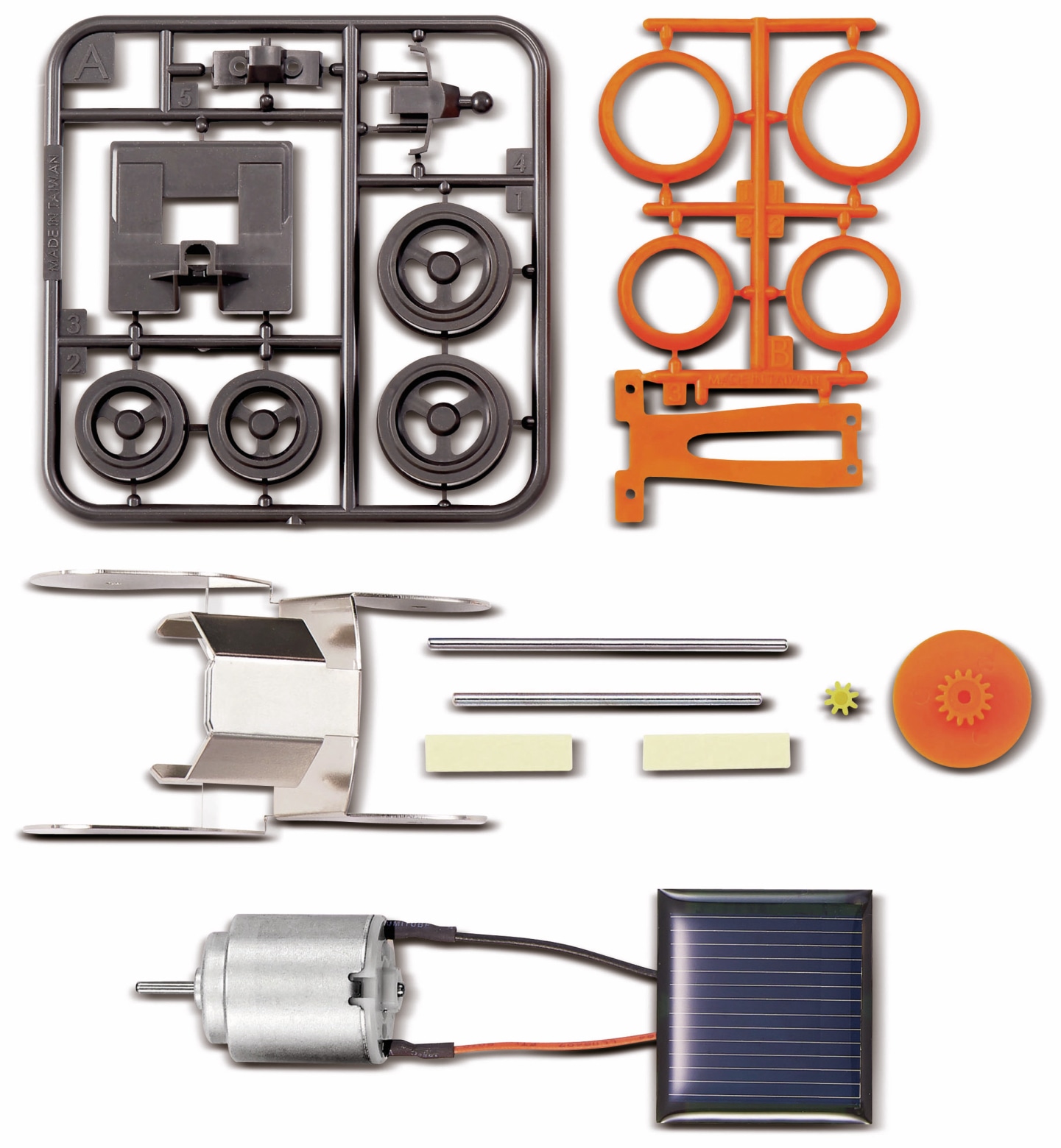 SOL-EXPERT Solar Metall Rennwagen 2017, Bausatz