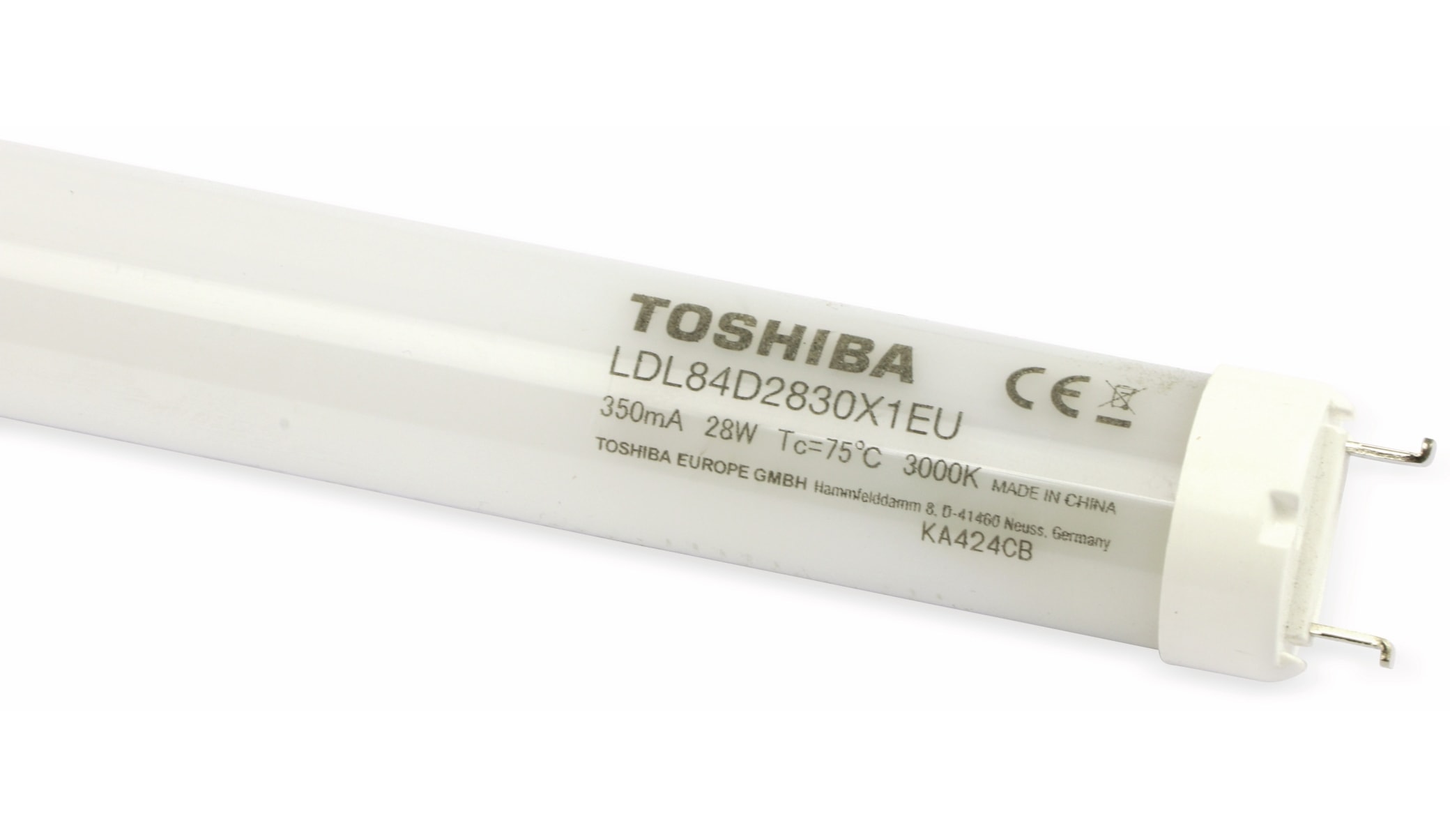 Toshiba LED-Röhre LED TUBE, EEK: A+, 28W, 3100 lm, GX16t-5, 3000 K, 120 cm
