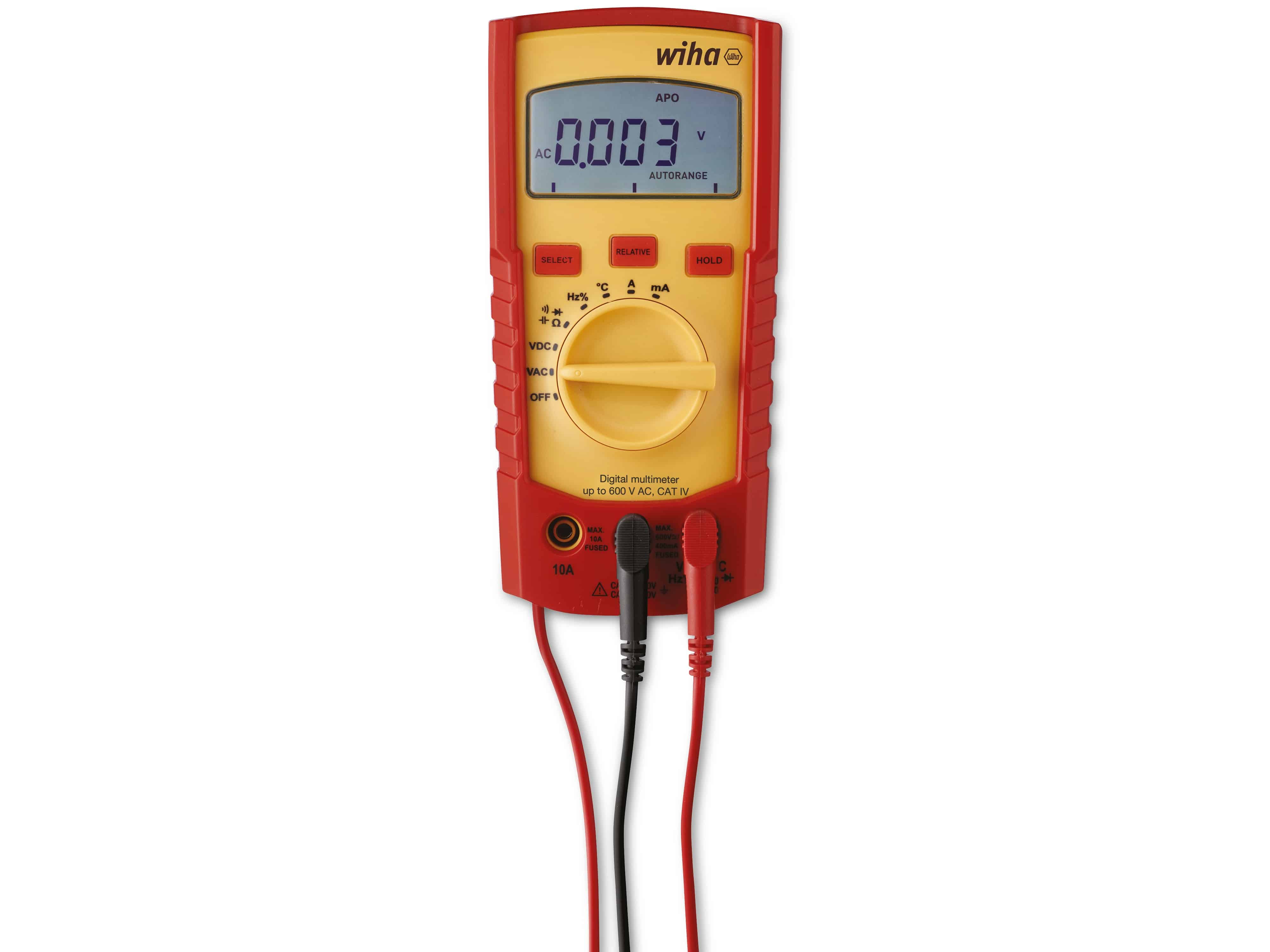 WIHA Digitales Multimeter bis 600 V AC, SB25541