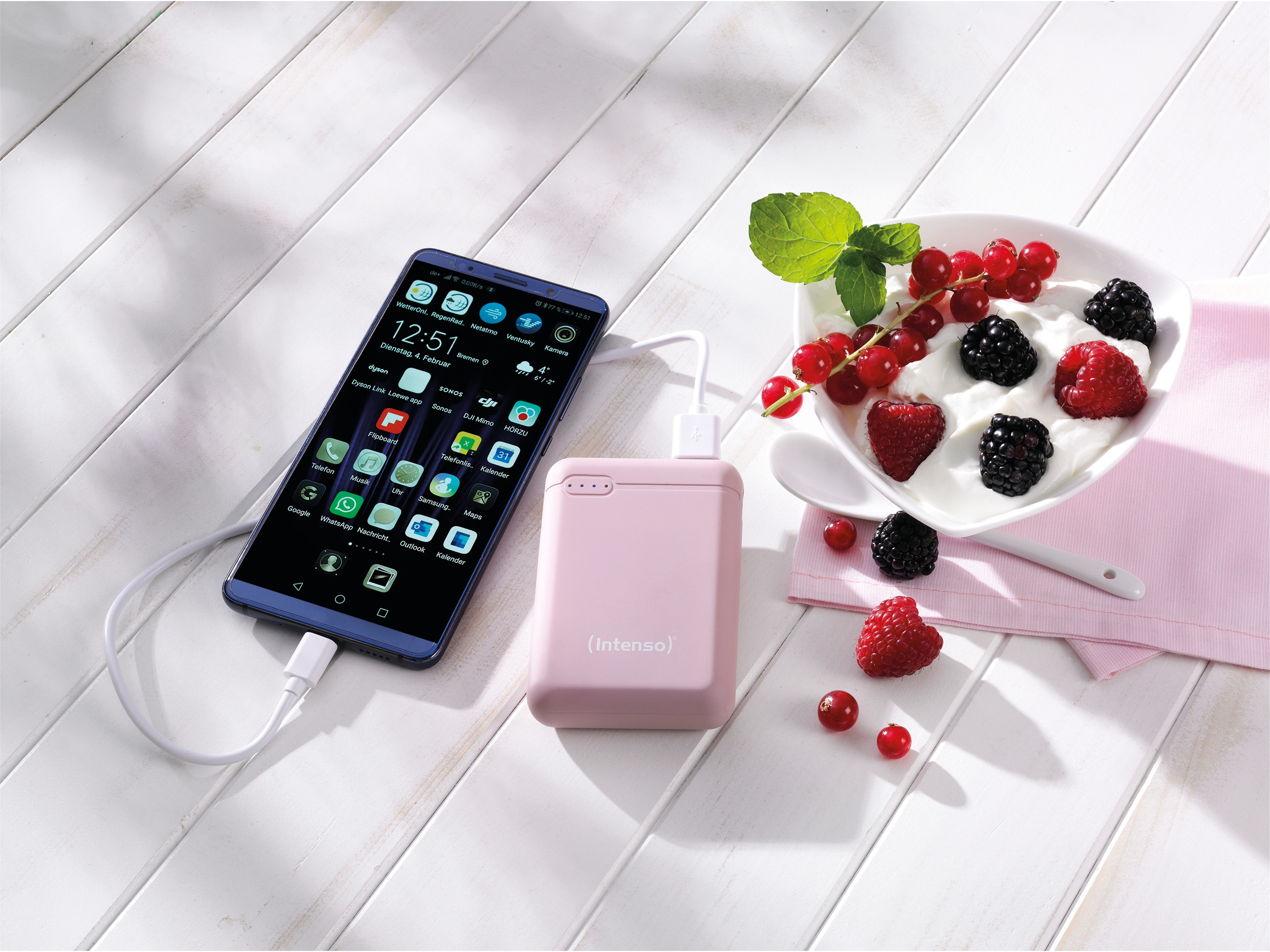 INTENSO USB Powerbank 7313533 XS 10000, 10.000 mAh, rose