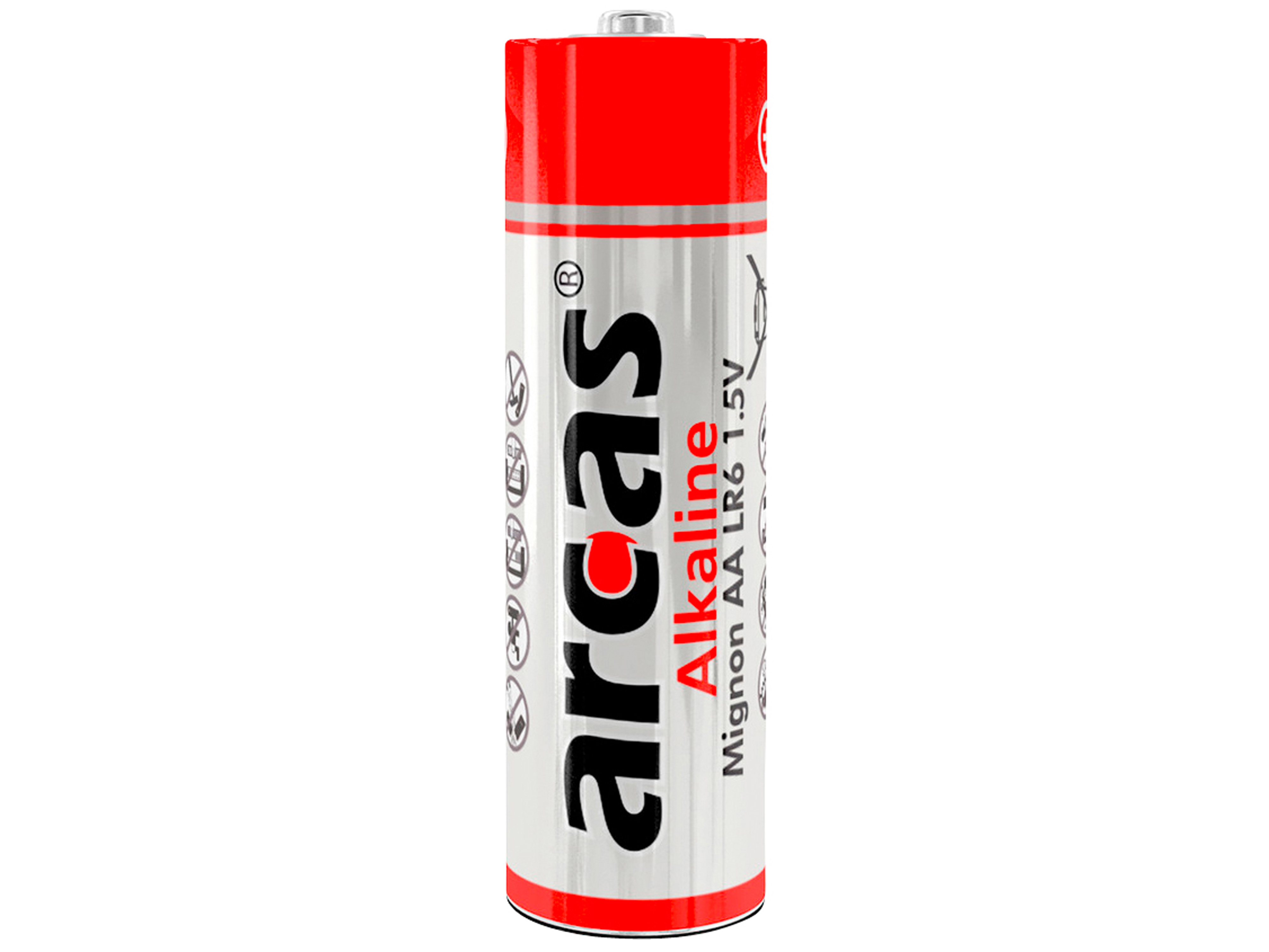 ARCAS Batterie Alkaline LR6, AA, Mignon, 1,5 V, 24 Stück