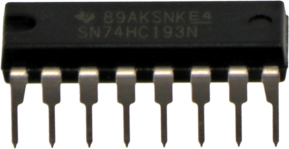 TEXAS INSTRUMENTS, SN74HC193N, DIP16