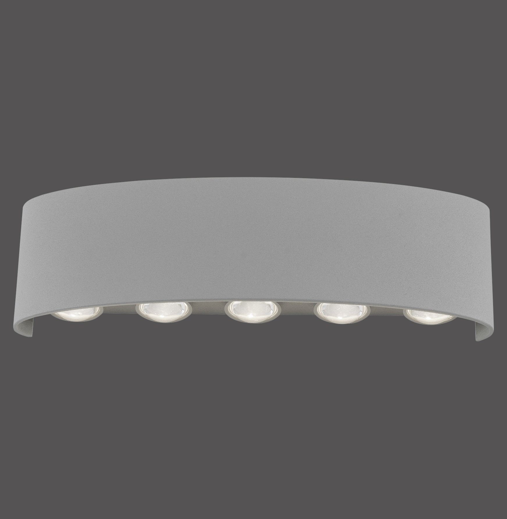 PAUL NEUHAUS LED-Wandleuchte 9489-21 silber, 8 W, 1200 lm, 3000 K, IP54