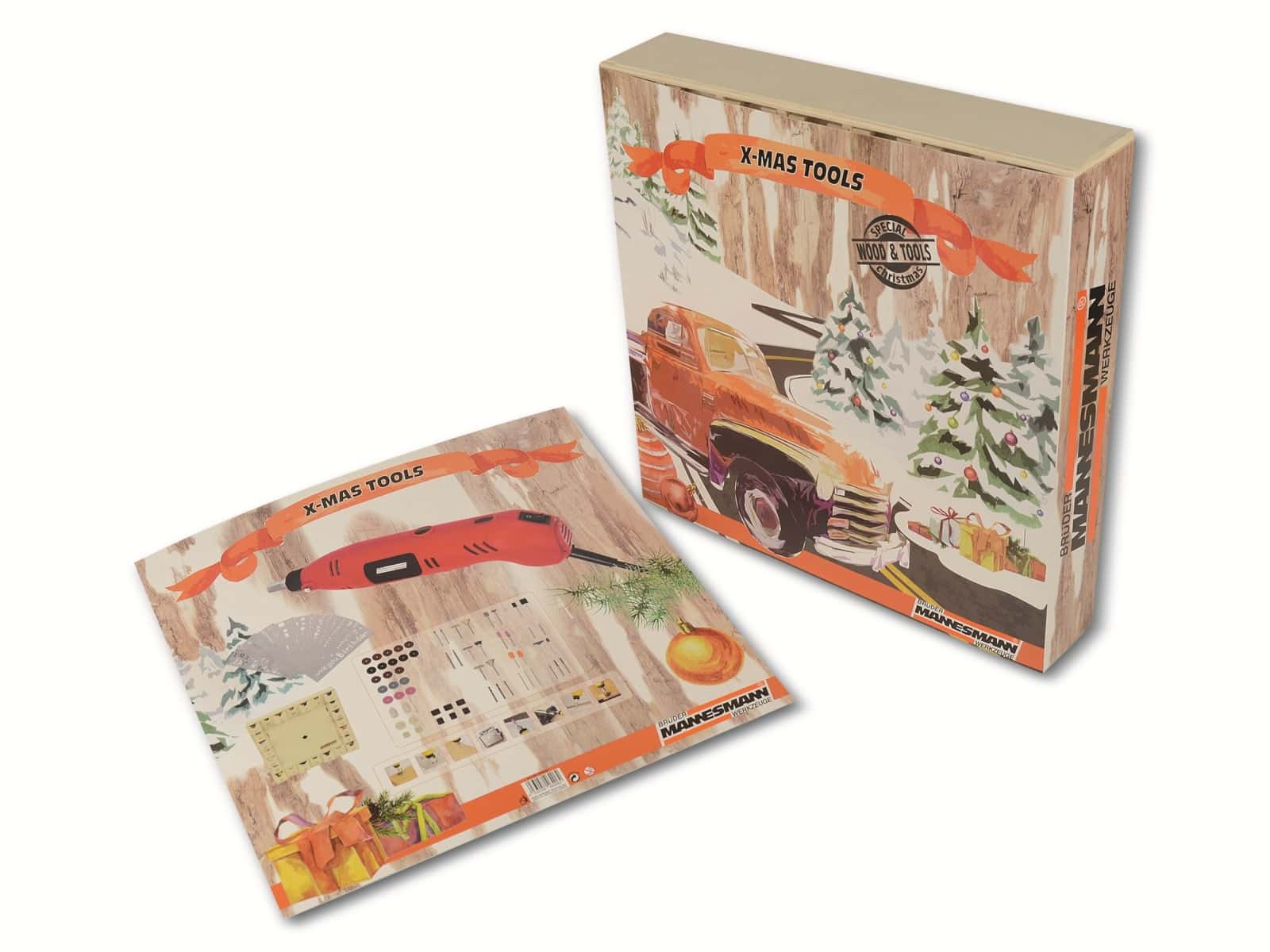 BRÜDER MANNESMANN Holz-Adventskalender