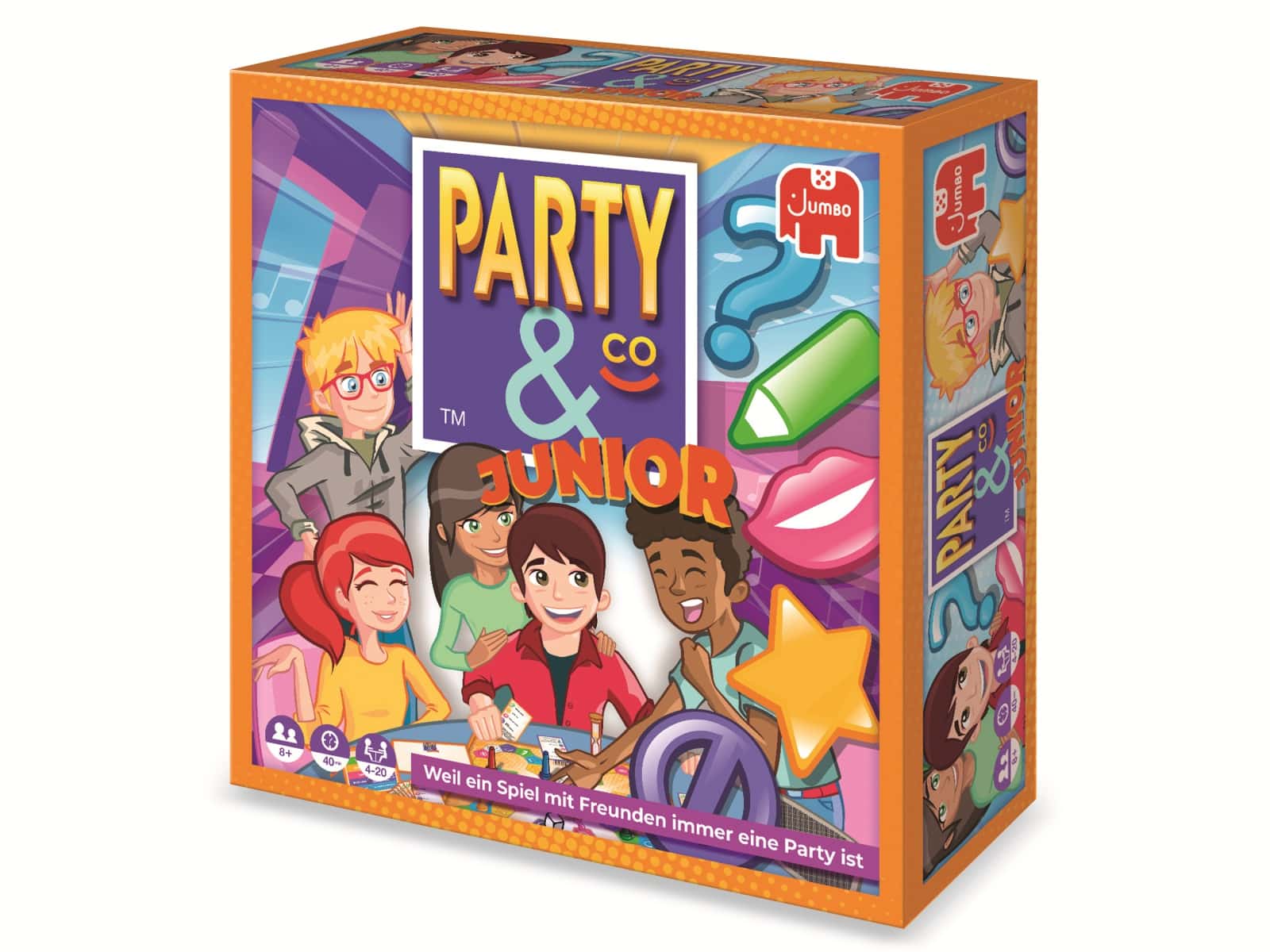 JUMBO Spiele Partyspiel, 19865, Party & Co. Junior