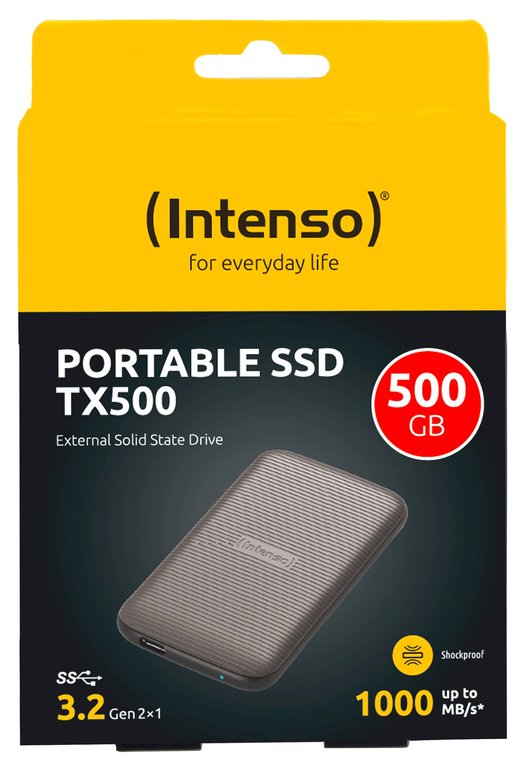 INTENSO USB 3.2-SSD TX500 500GB