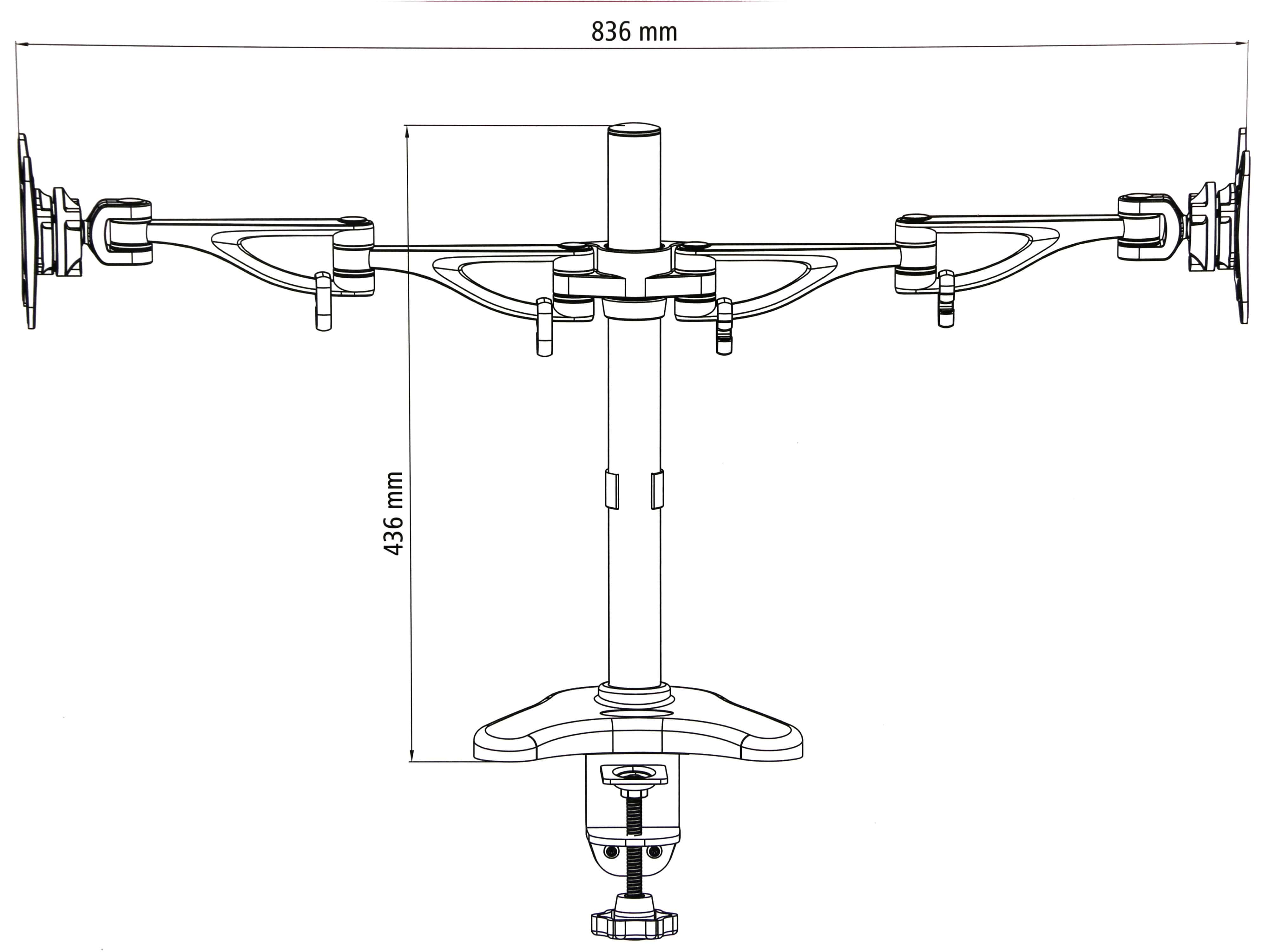 ISEL Monitorhalterung MH 203