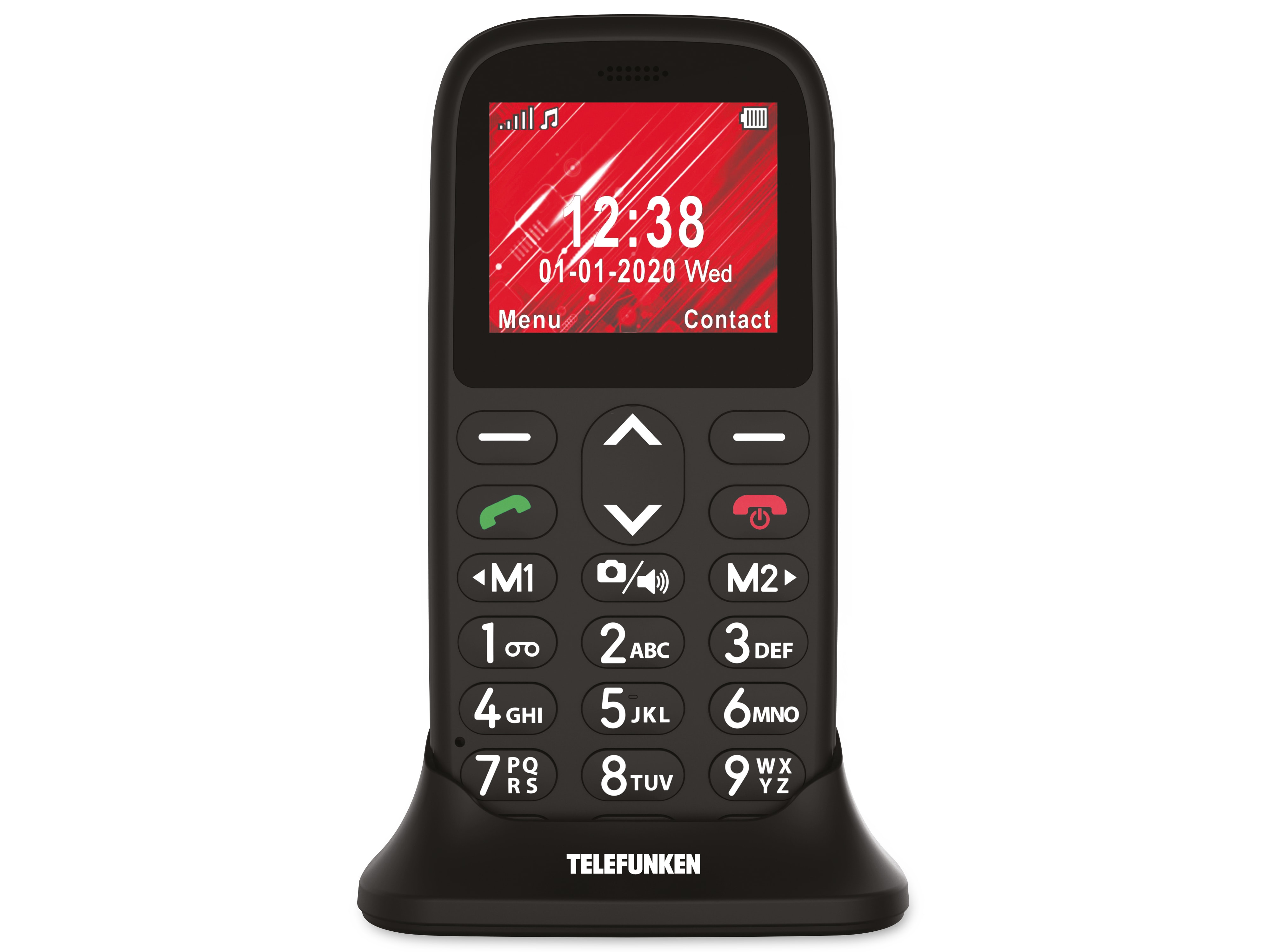 Telefunken Handy S410, schwarz