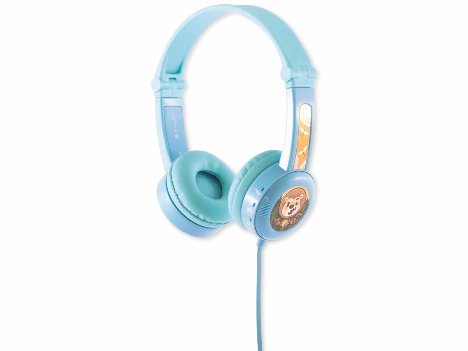 ONANOFF On-Ear Kopfhörer BuddyPhones Travel, für Kinder, blau