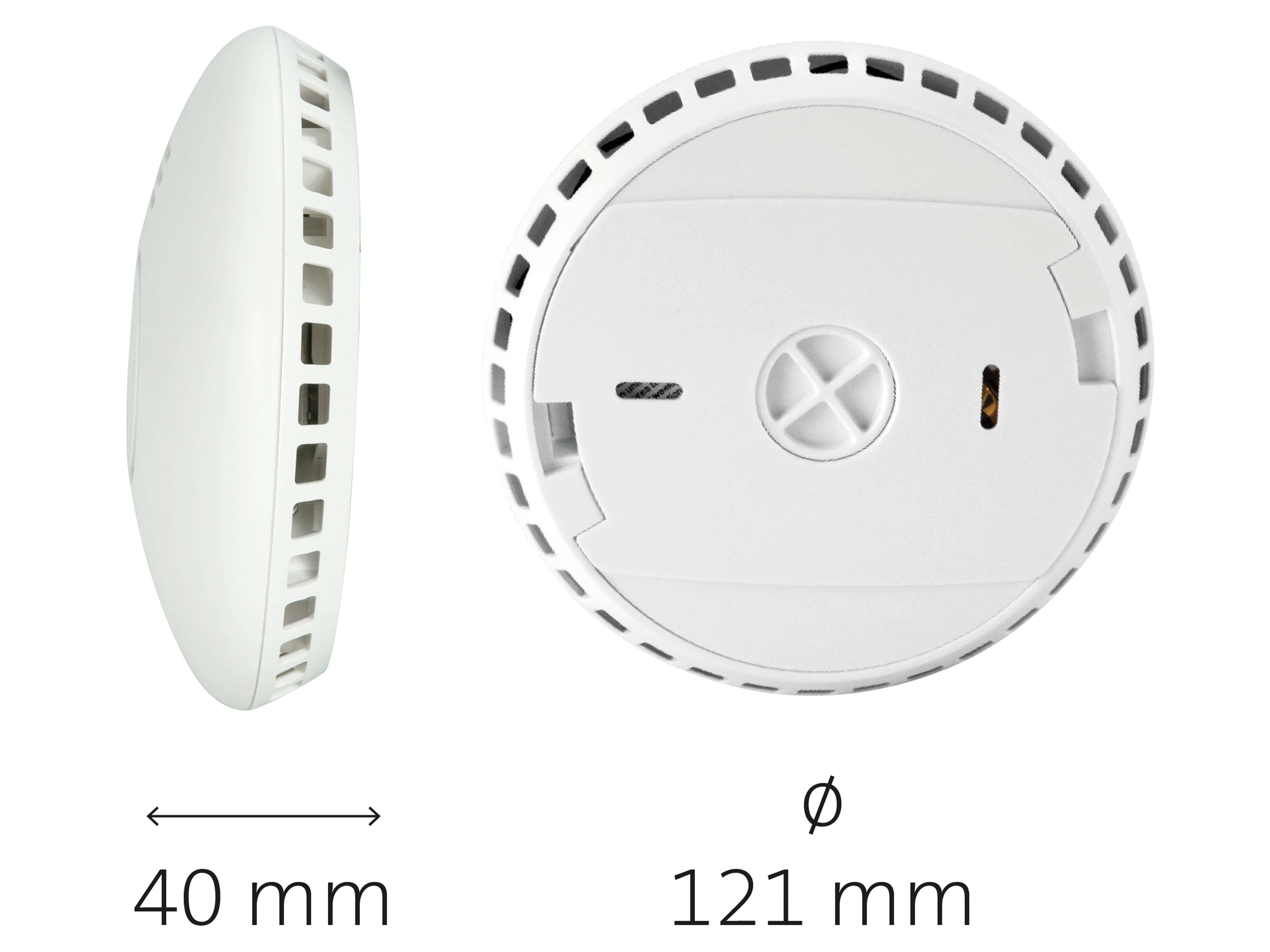 ALECTO Rauchmelder Smart-Smoke10, weiß