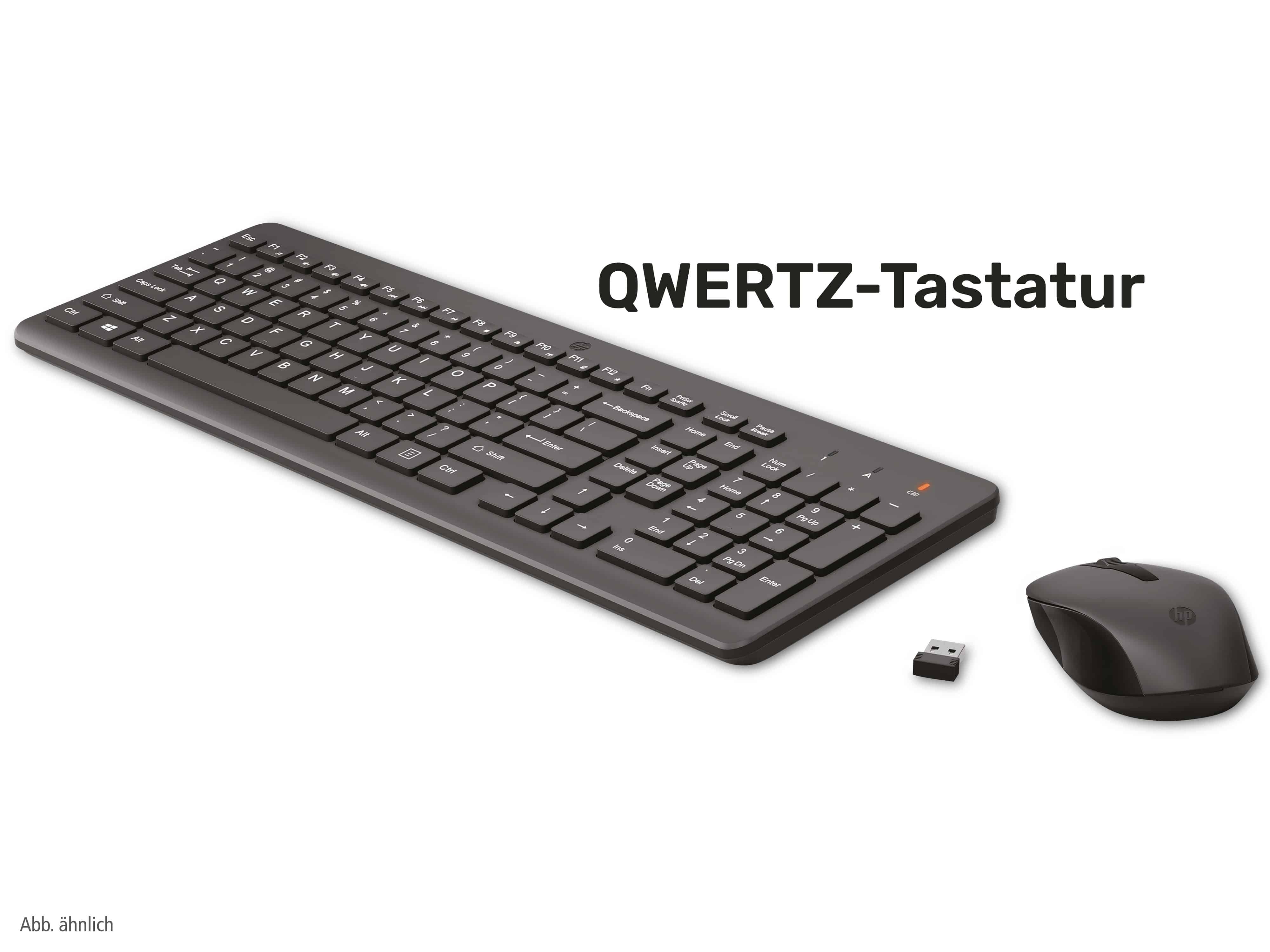 HP Tastatur- und Maus-Set 330, Wireless QWERTZ-Variante