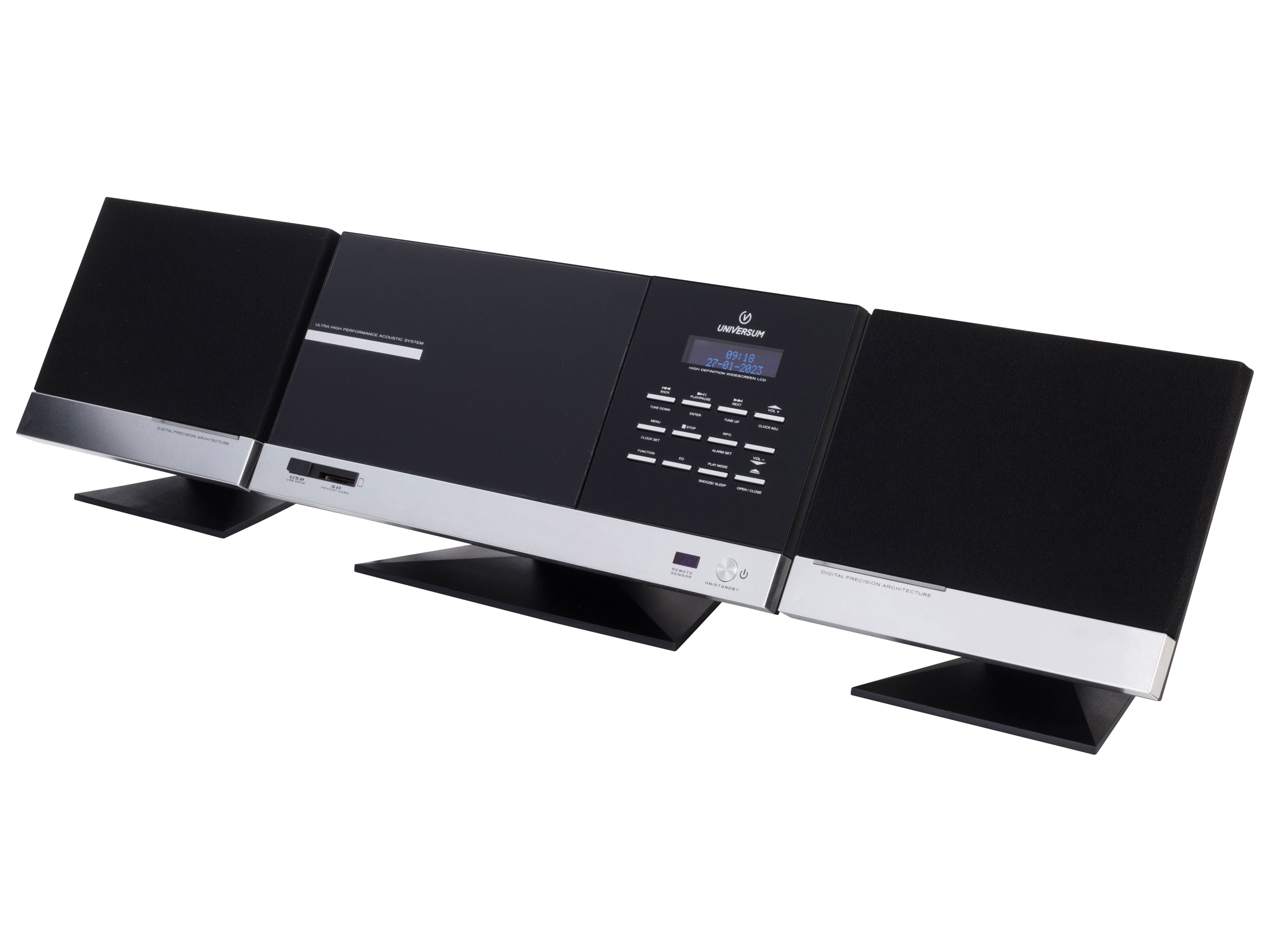 UNIVERSUM Stereoanlage MS 400, DAB+, CD, MP3, Bluetooth, AUS, SD, USB