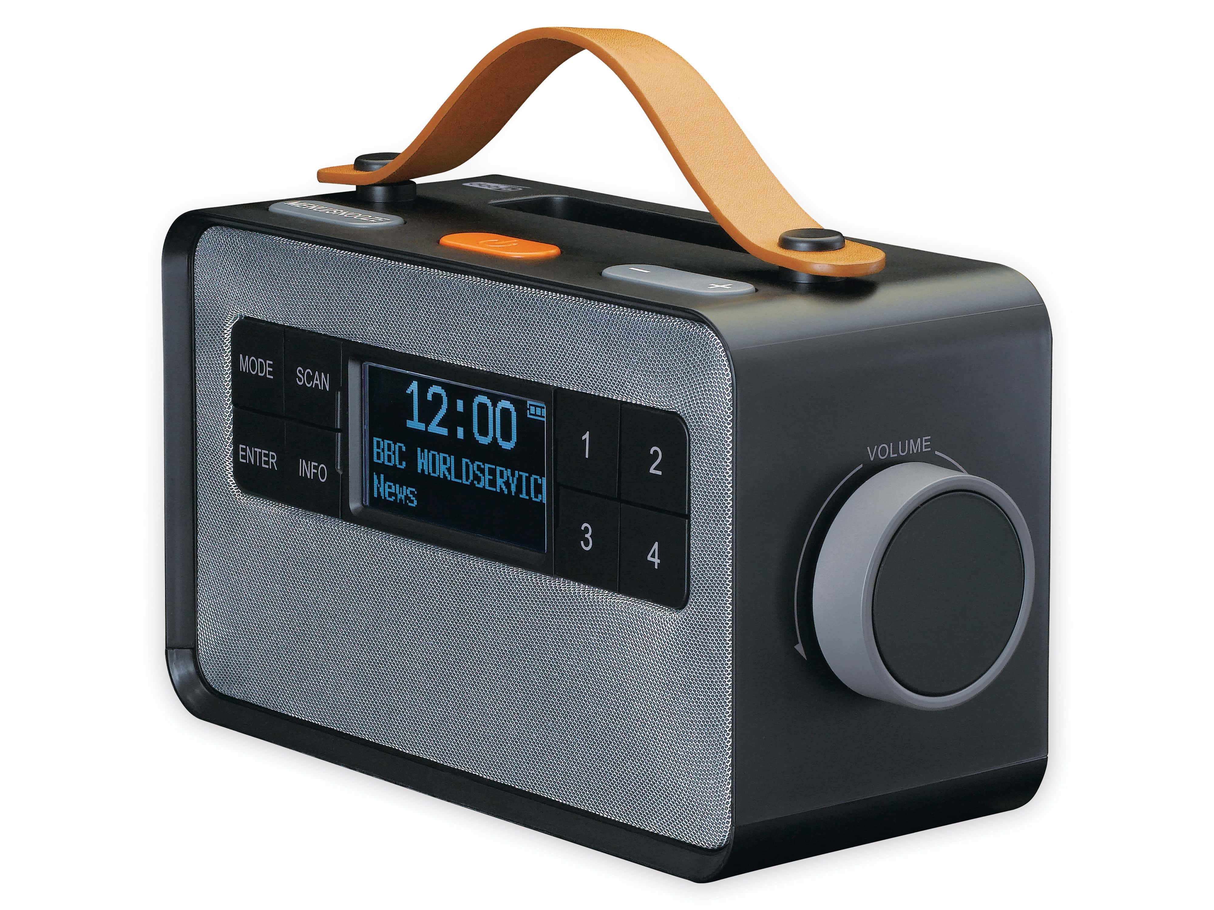 LENCO DAB+/FM Radio PDR-065BK, schwarz