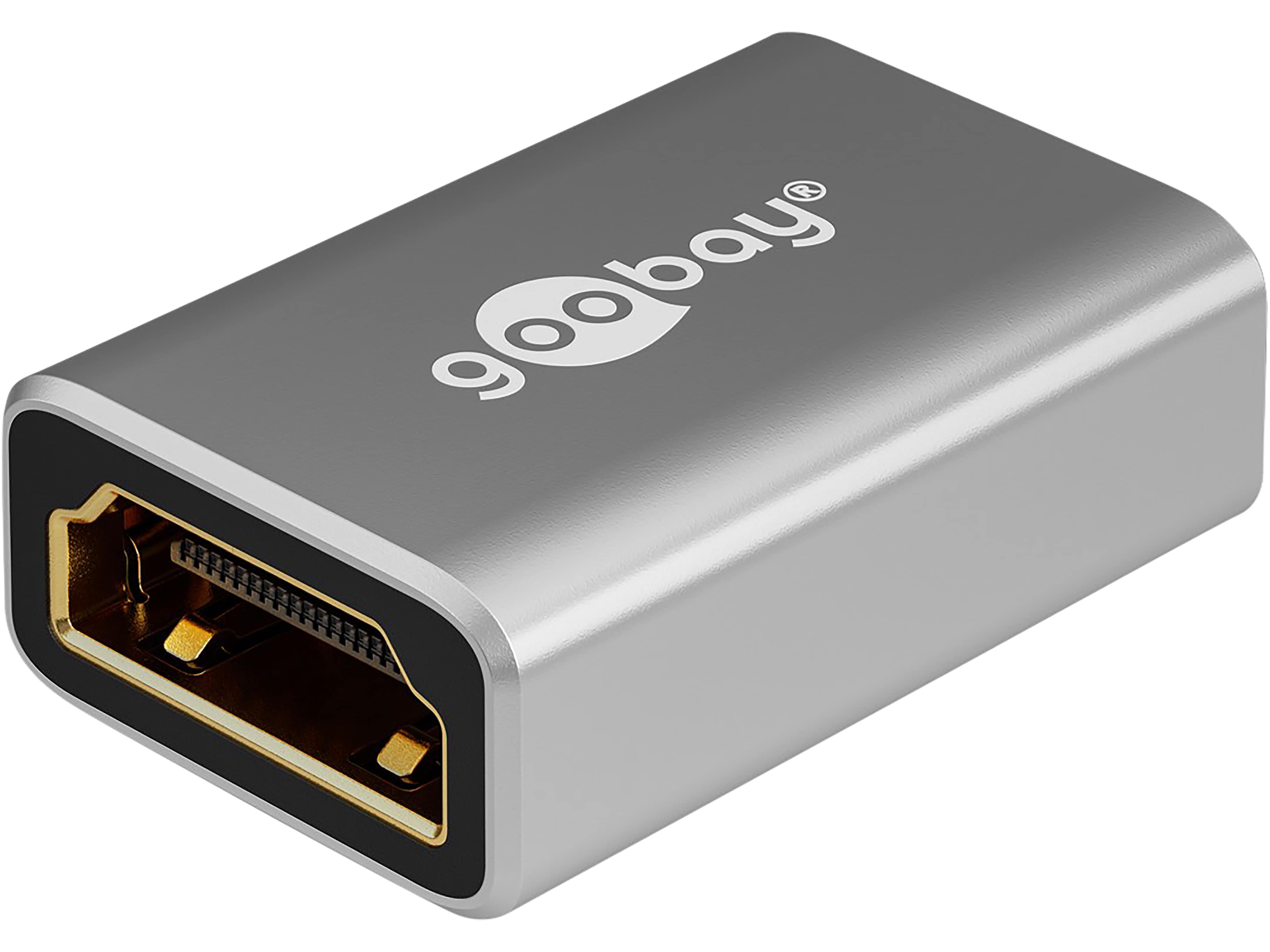 GOOBAY HDMI-Adapter 72008 Kupplung 8k 60Hz vergoldet