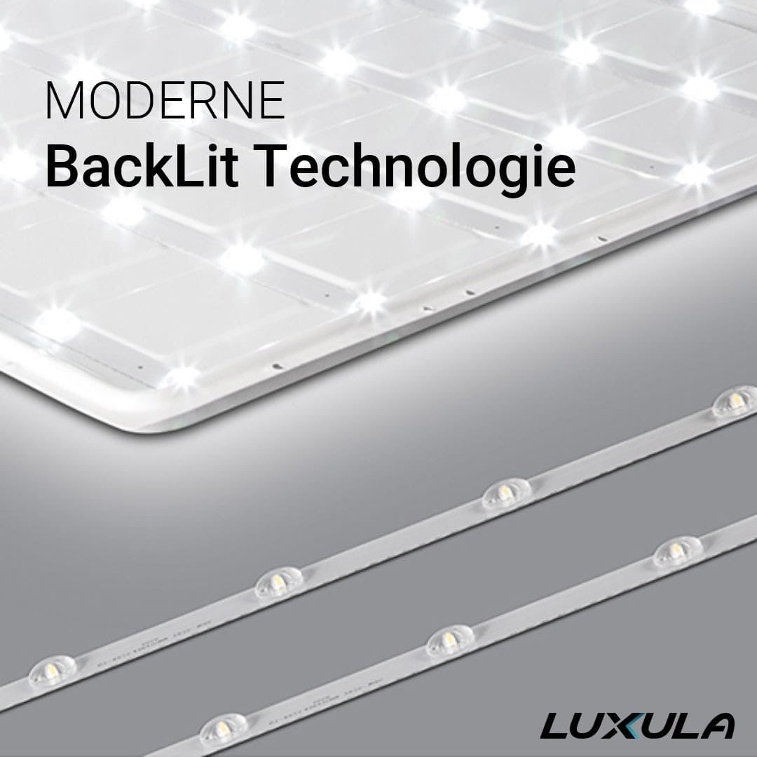 LUXULA LED-Panel, 40 W, 4400 lm, 4000 K, EEK: E, 620x620 mm, BackLit