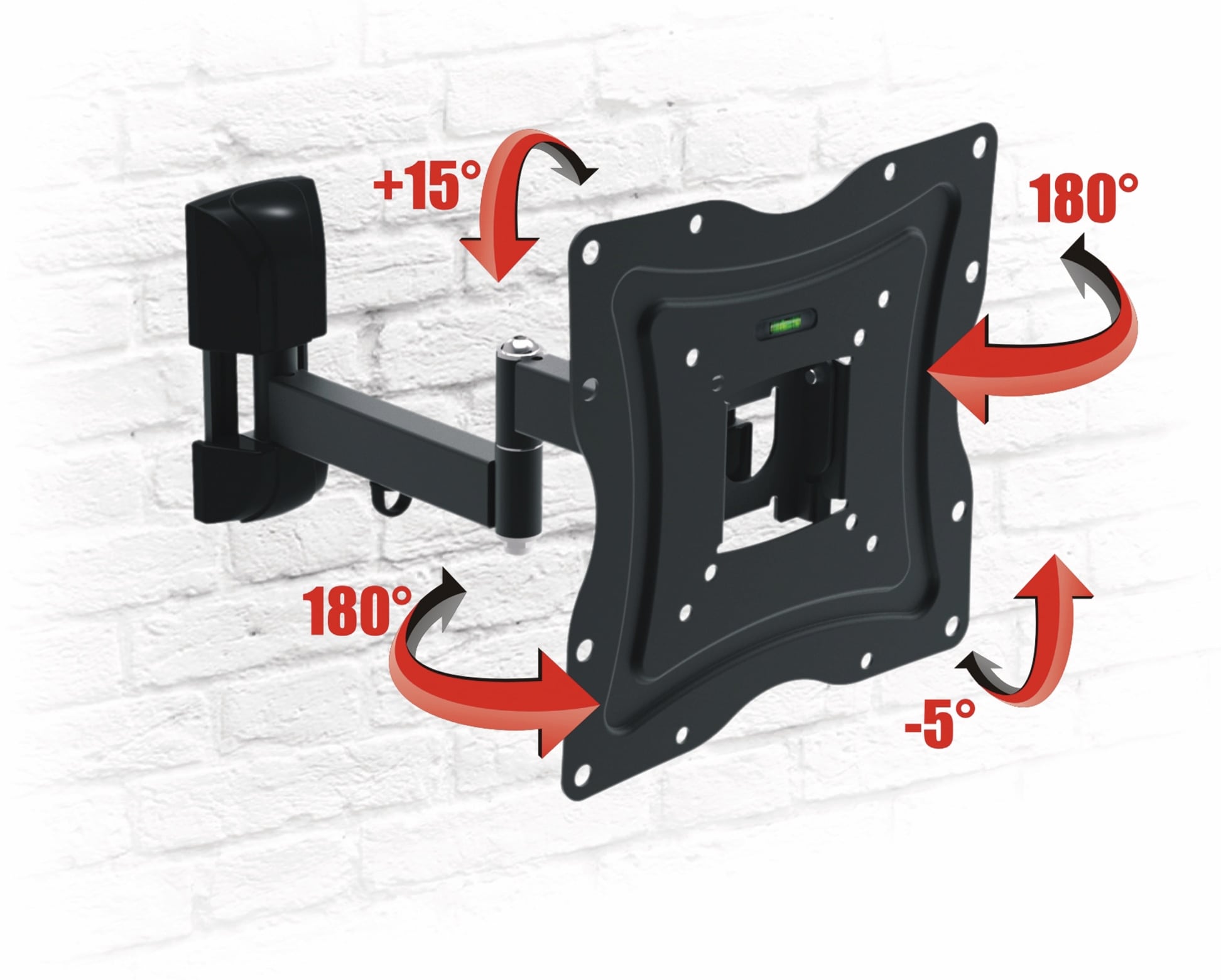 RED OPTICUM TV-Wandhalter Flexi Duo