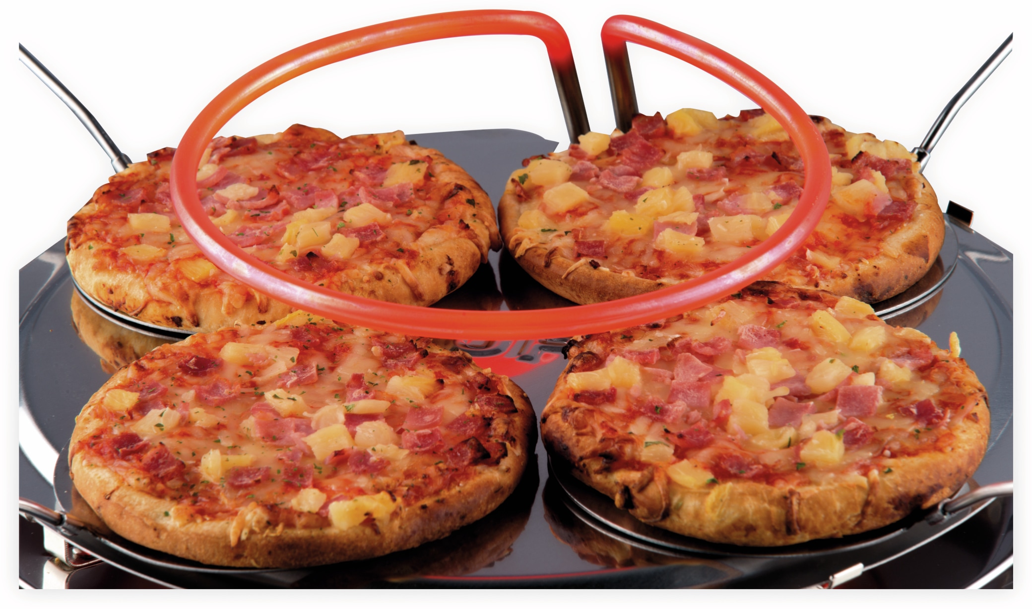 TREBS Pizza Ofen 99391, 1000 W, 6 Personen