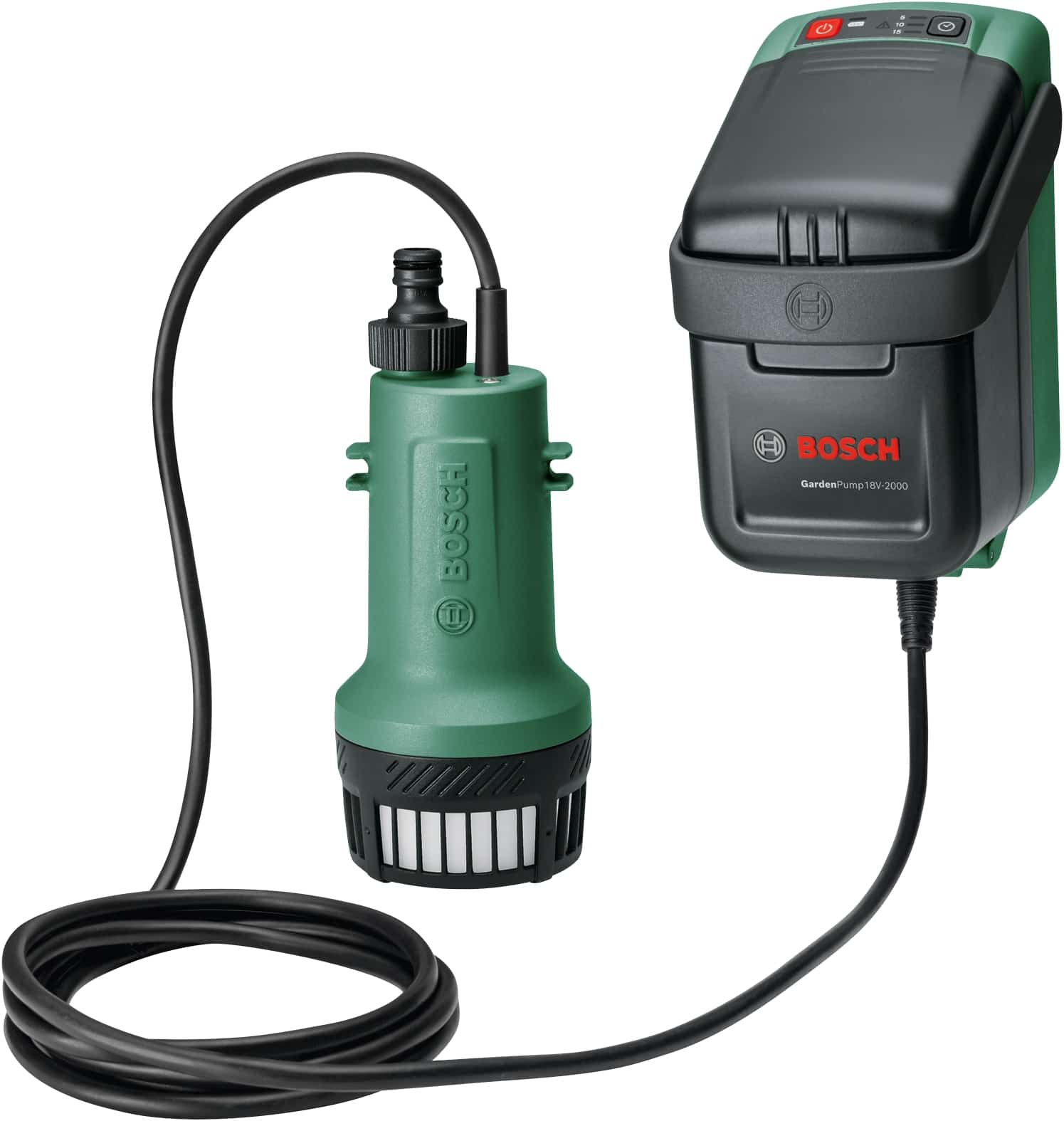 BOSCH Akku-Regenwasserpumpe GardenPump 18V-2000 06008C4203, ohne Akku