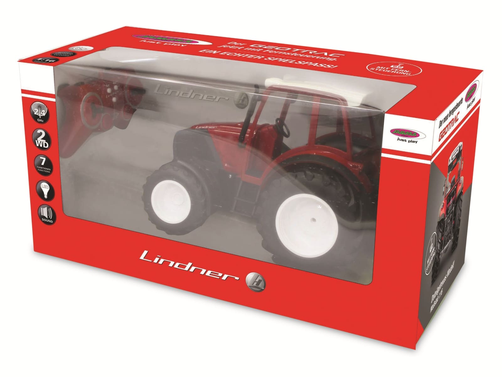 JAMARA Traktor Lindner Geotrac, 1:16, 2,4 GHz