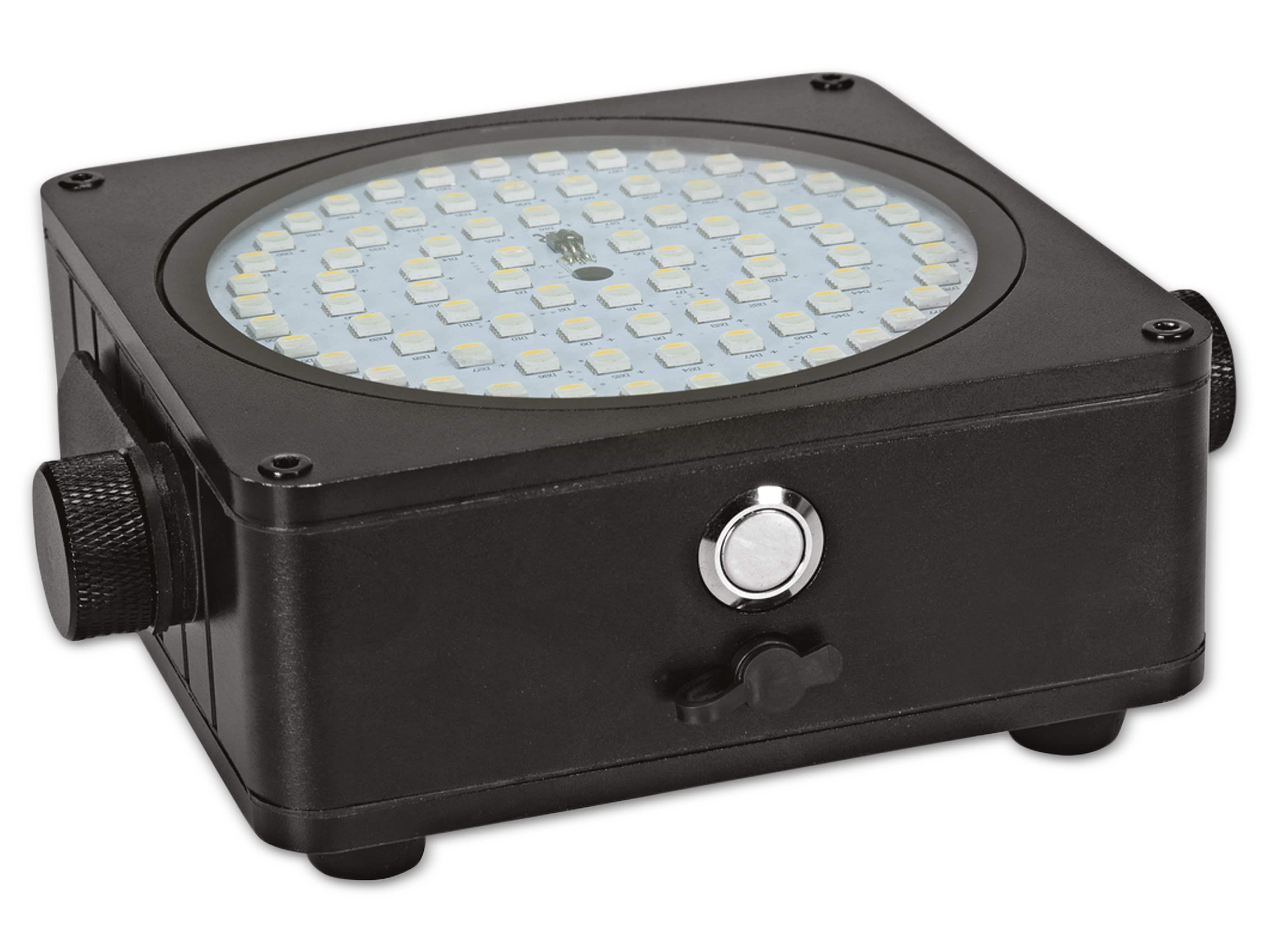 EUROLITE LED-Scheinwerfer IP Flat Light, Akku, 81x RGBW-SMD-LEDs, schwarz