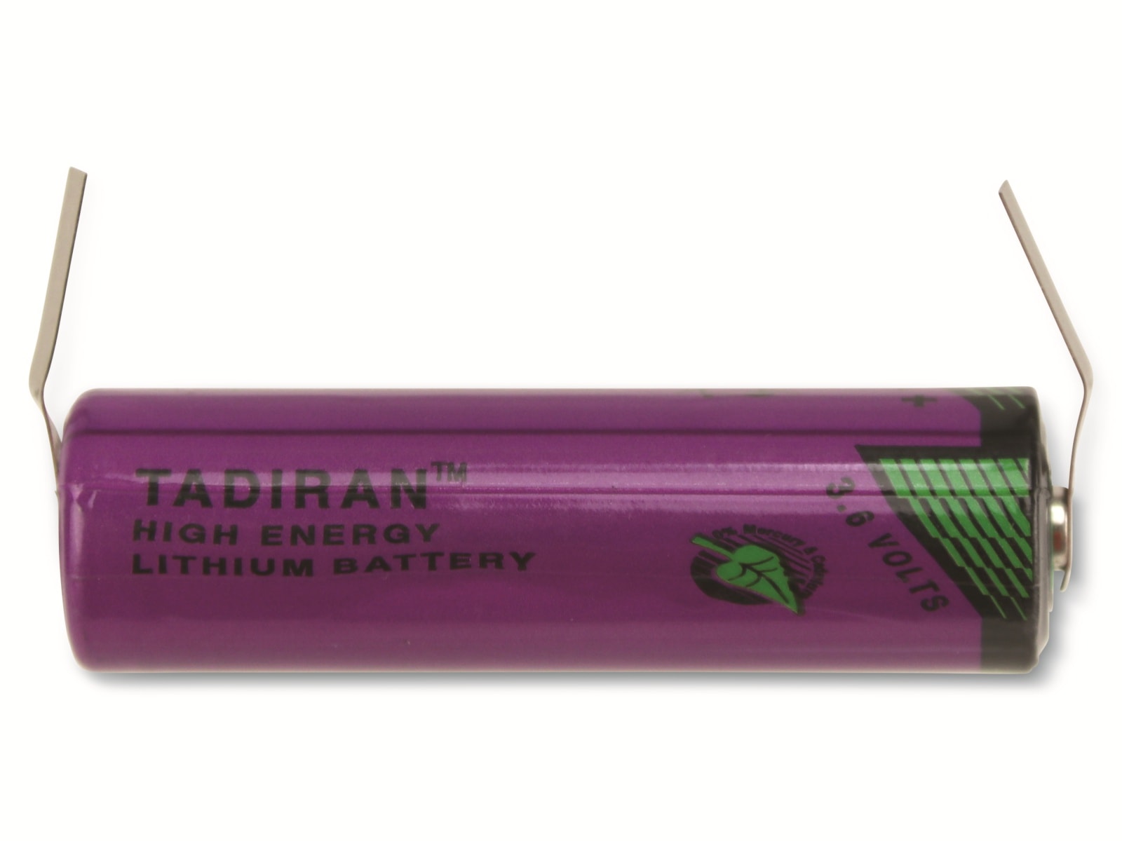 TADIRAN BATTERIES Tadiran Lithium-Batterie SL760/T,3,6V, 2,2Ah, AA mit Lötfahne