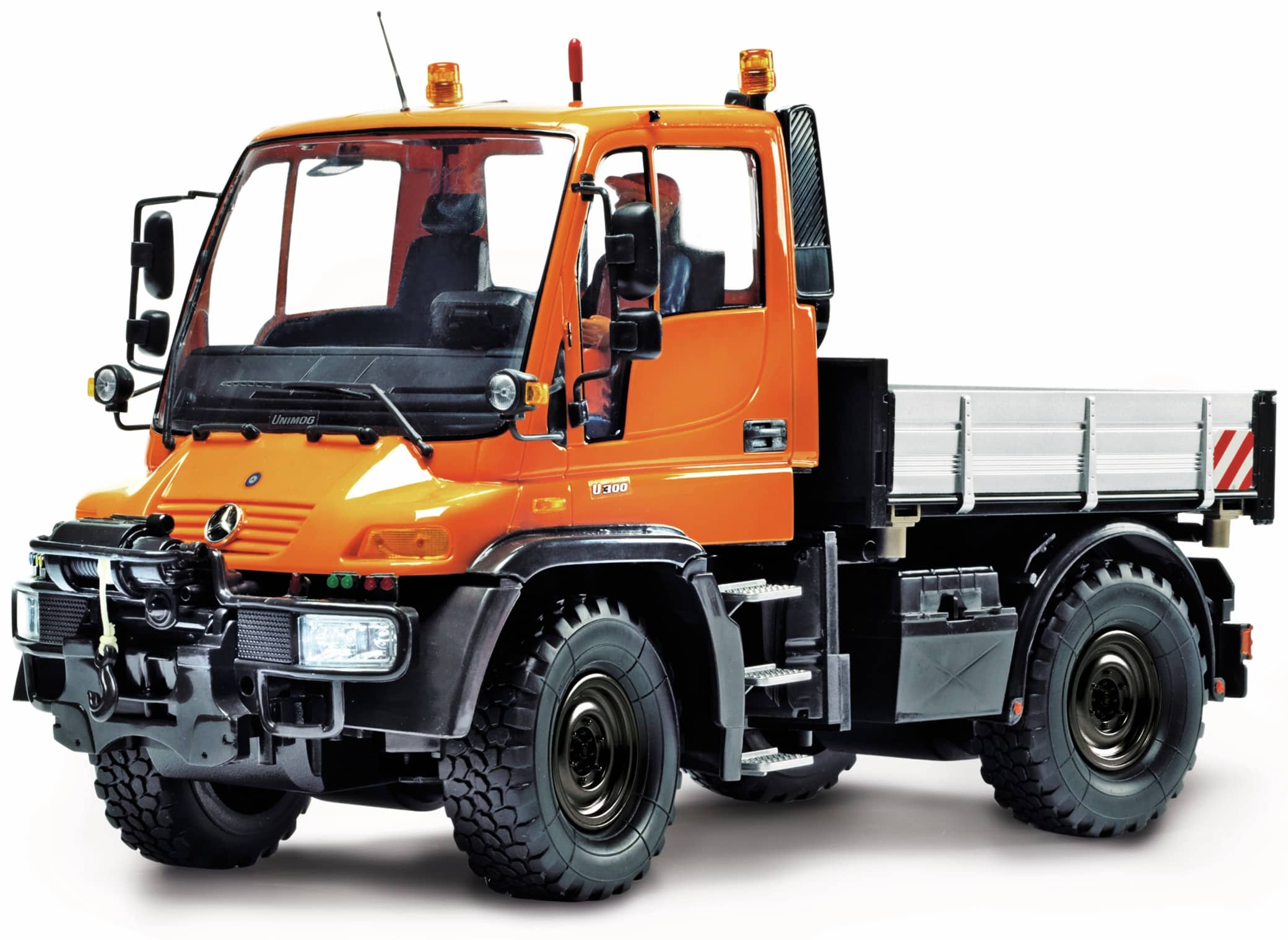 1:12 MB Unimog U300, orange, 2,4GHz, 100% RTR