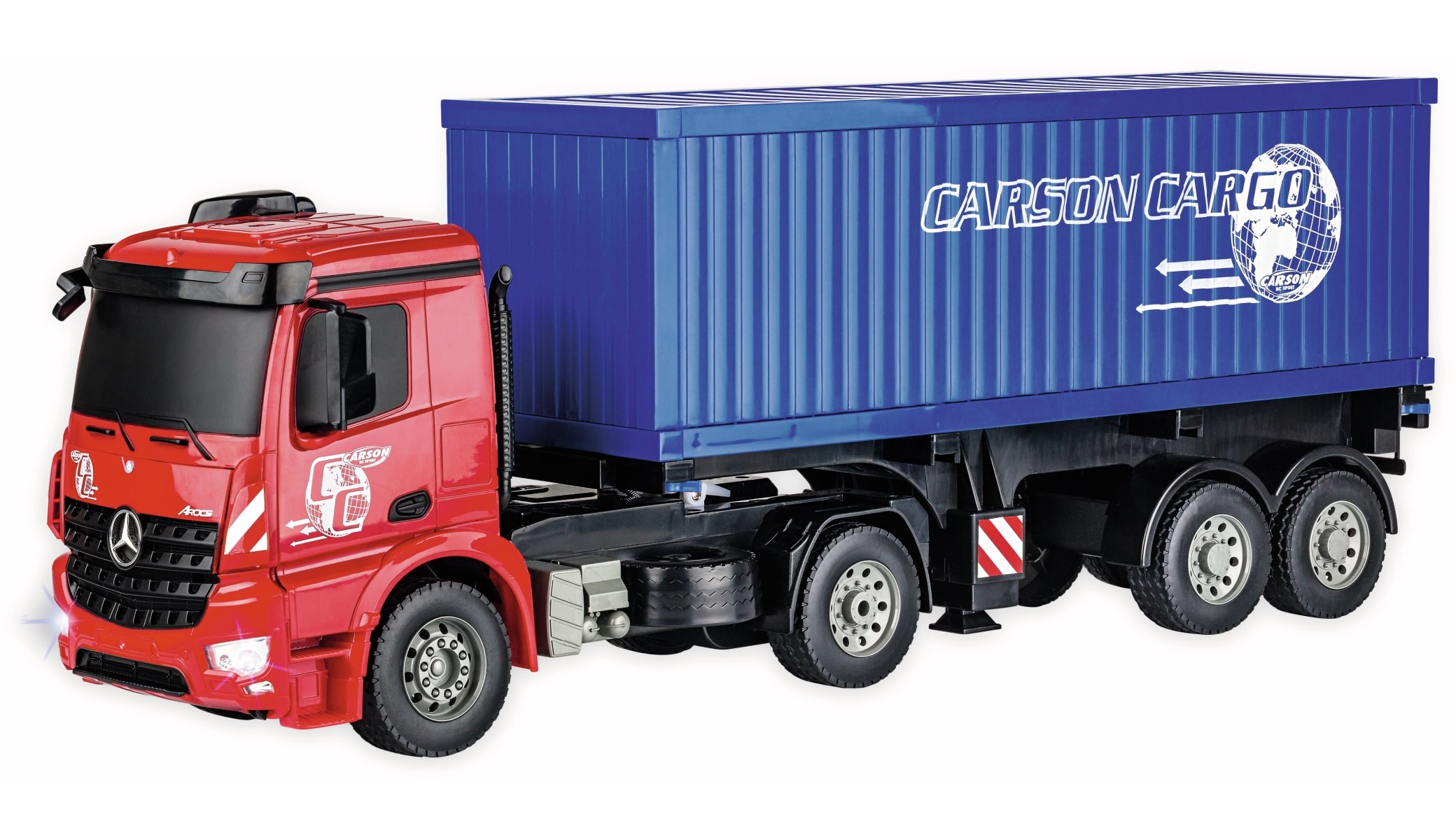 CARSON 1:20 MB Arocs mit Container, 2.4GHz, 100% RTR