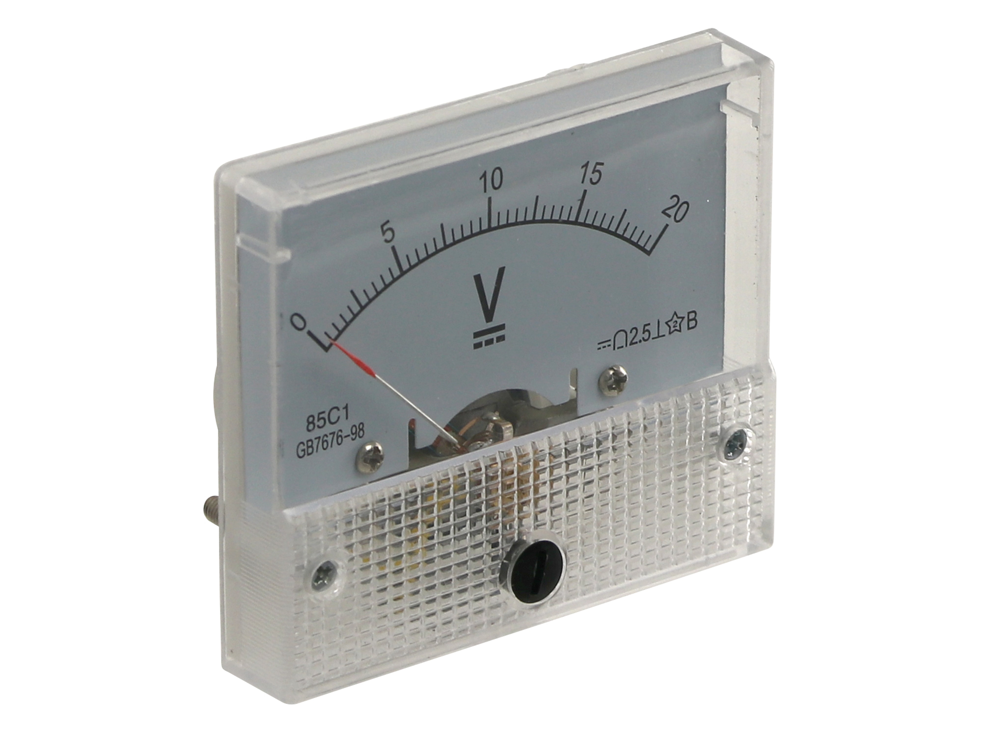 Einbau-Messinstrument, 0...20 V-