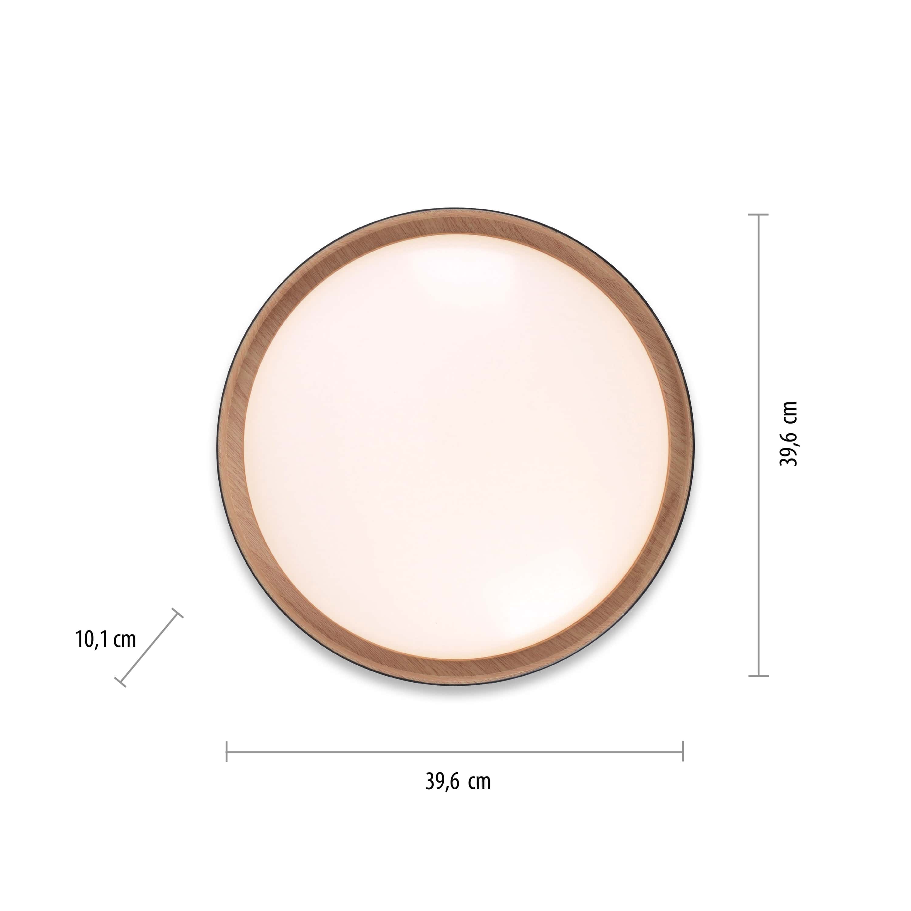 JUST LIGHT LED-Deckenleuchte 14347-18 schwarz, 29 W, 3400 lm, 3000 K