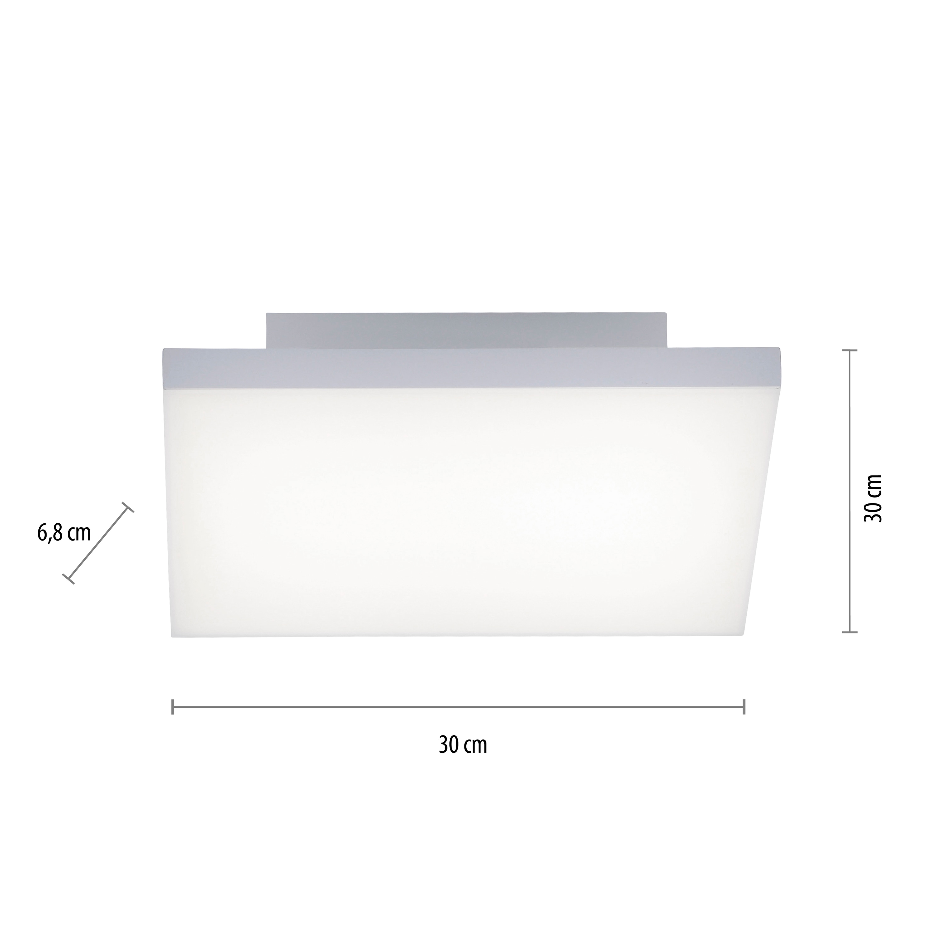 PAUL NEUHAUS LED-Deckenleuchte 8490-16 weiß, 17 W, 2200 lm, CCT