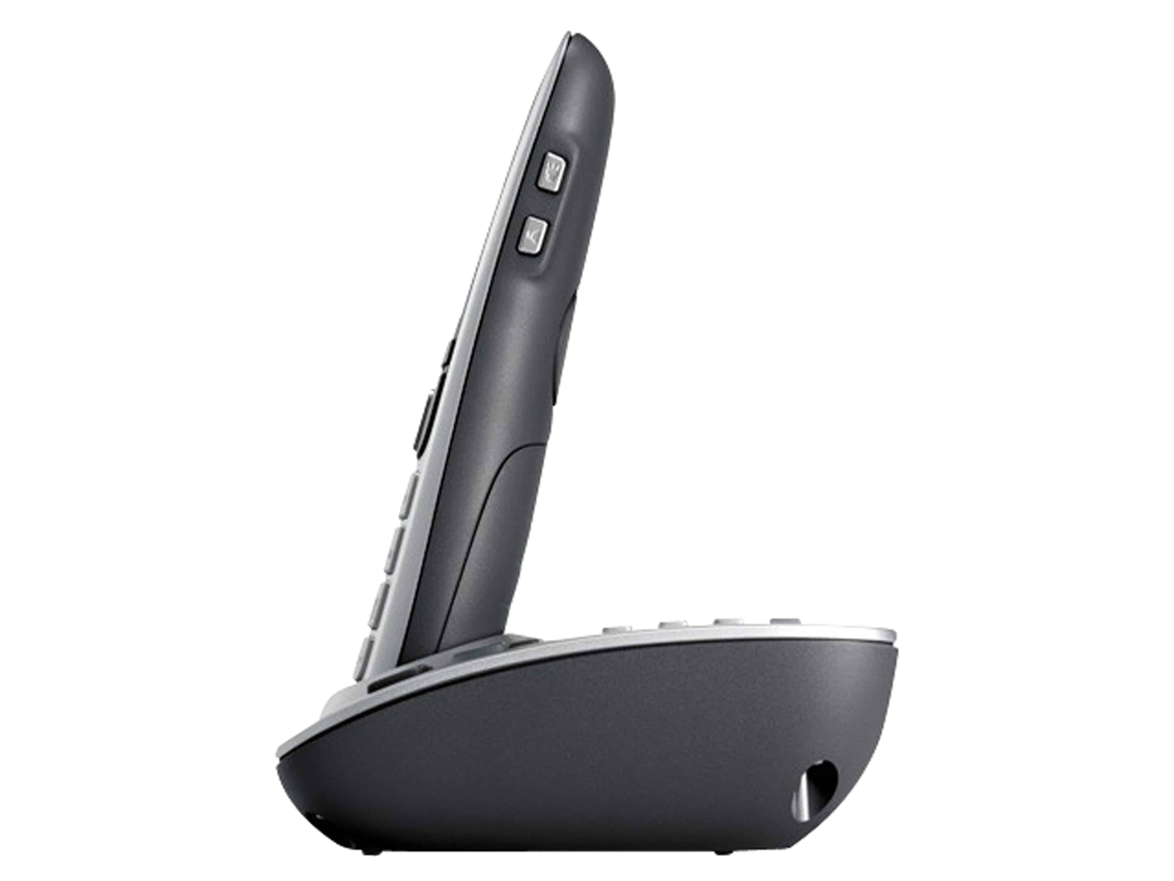 GIGASET DECT-Telefon Gigaset E560A silber/schwarz