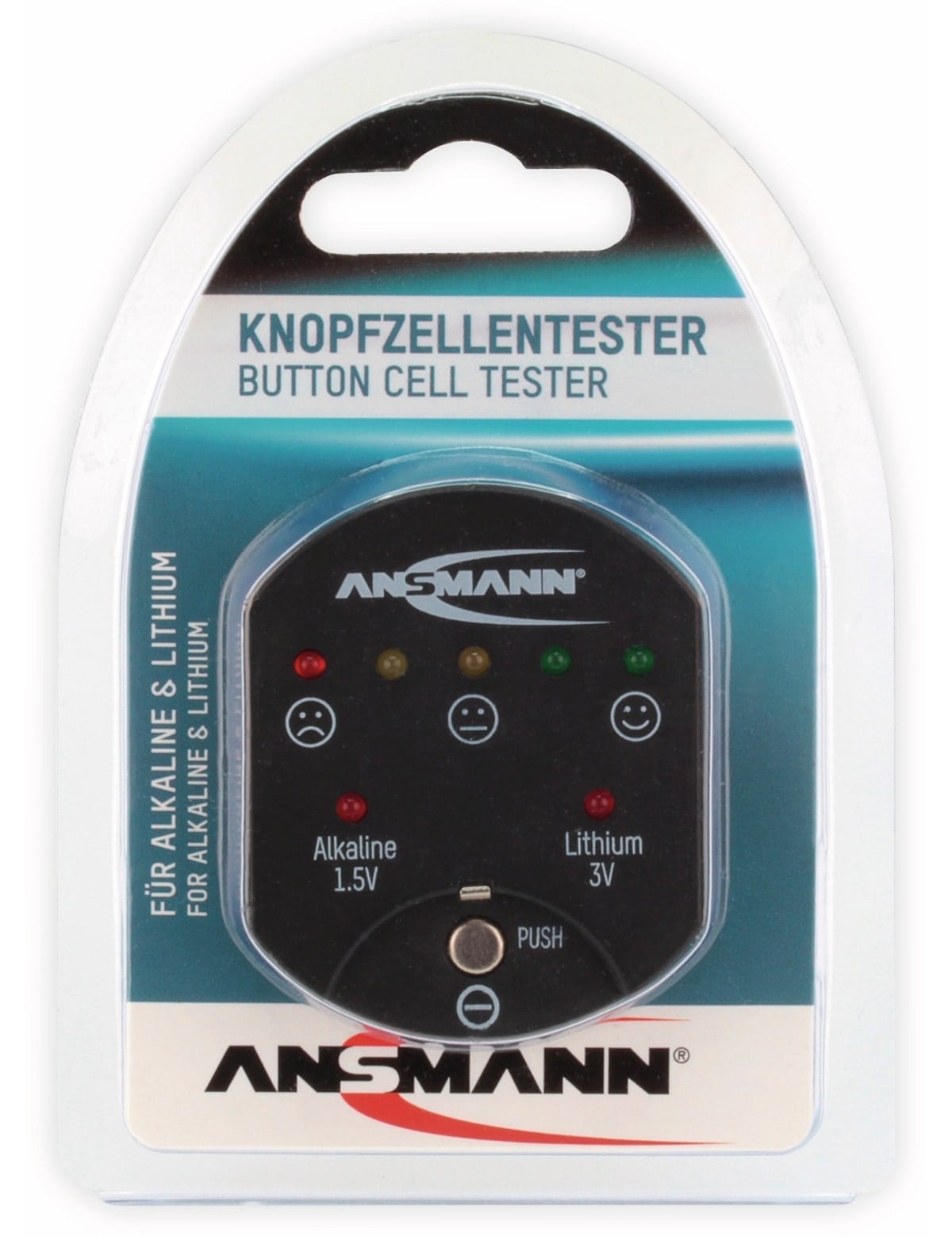 ANSMANN Batterietester für Knopfzellen