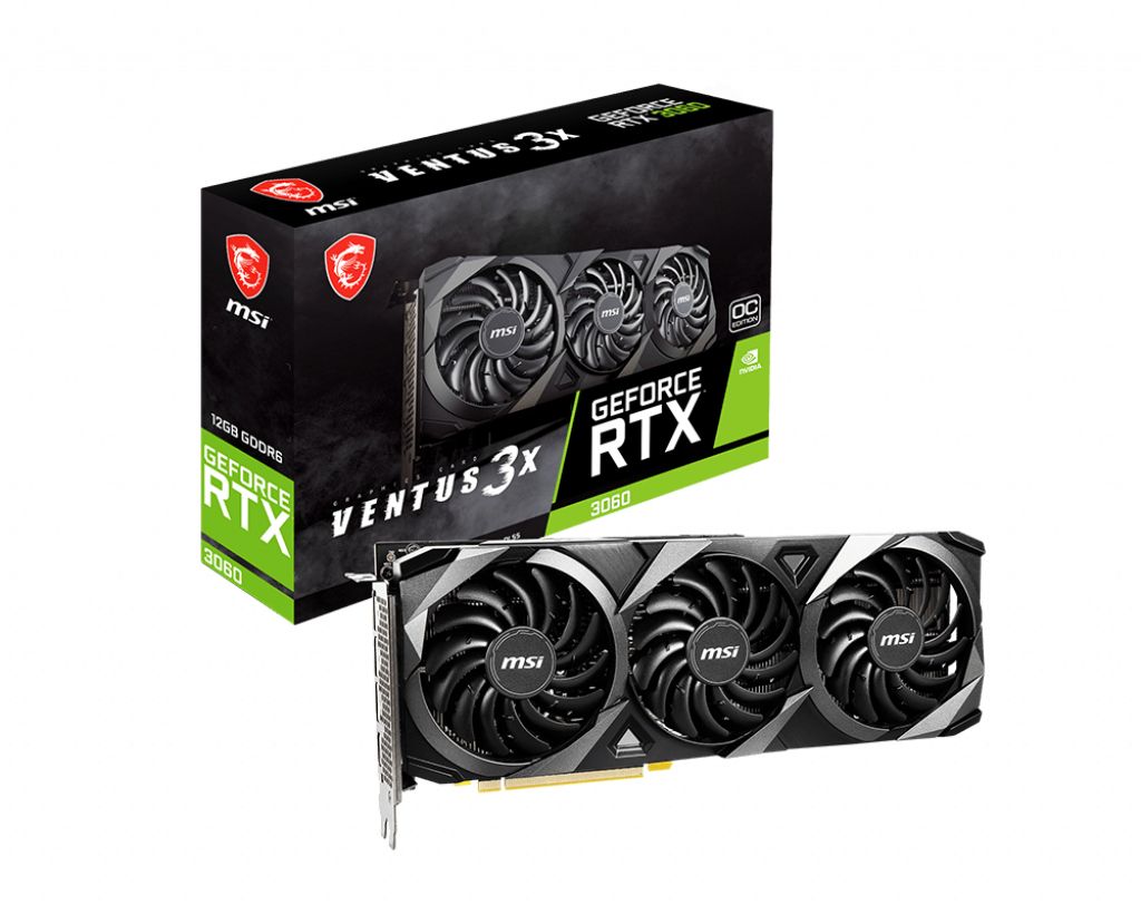 MSI Grafikkarte GeForce RTX 3060 VENTUS 3X 12G OC