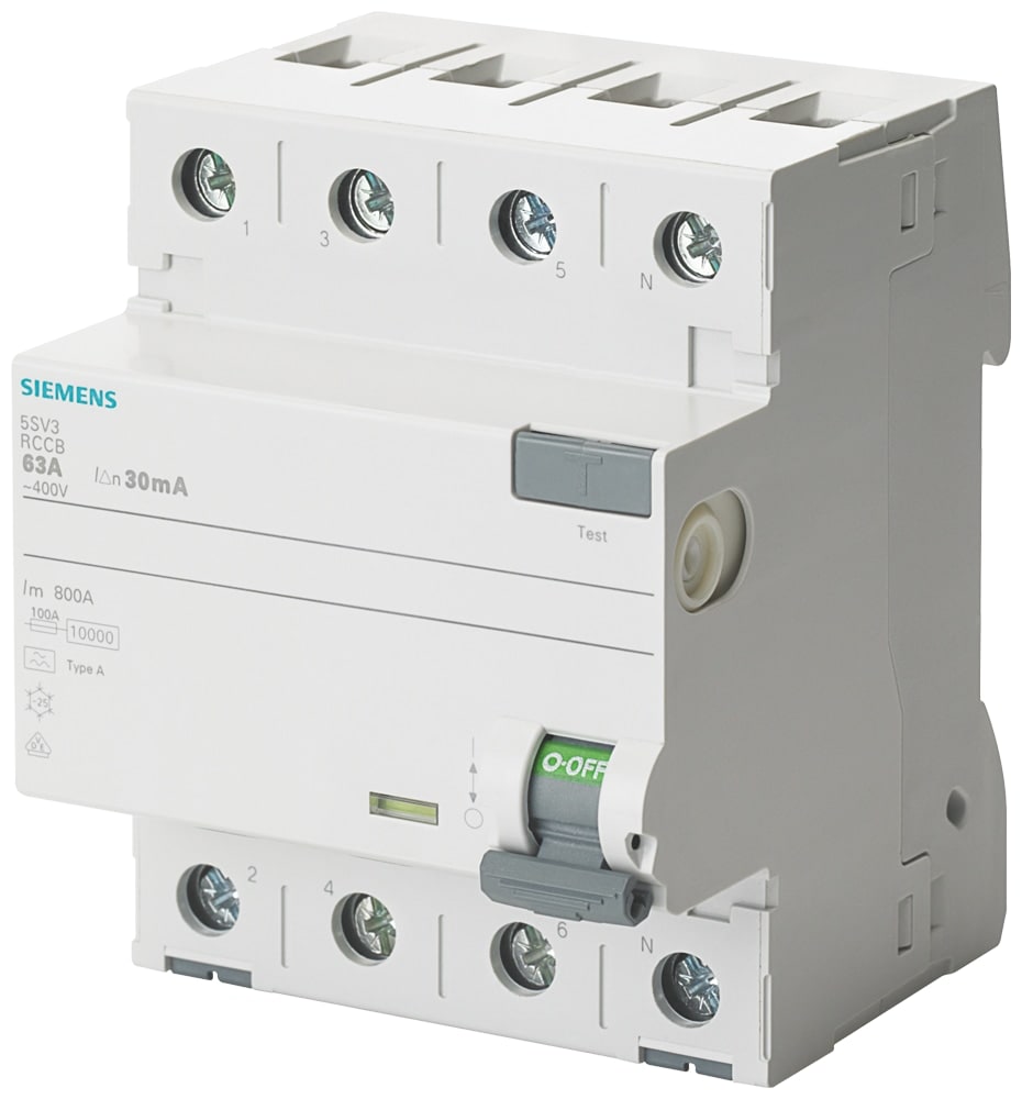 SIEMENS Fehlerstrom-Schutzschalter 5SV3344-3, 40 A