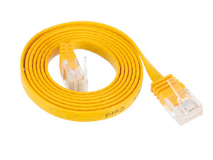 S-IMPULS CAT.6 Patchkabel, slim, 0,5 m, gelb