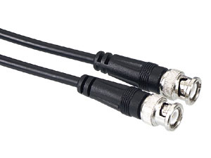 S-IMPULS BNC-Kabel, 3m, 50Ω, Stecker/Stecker, schwarz