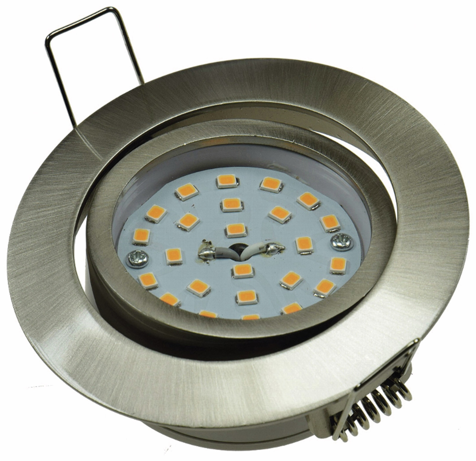 CHILITEC LED-Einbauleuchte "Flat-32" EEK F, 5 W, 490 lm, 4000 K, Edelstahl