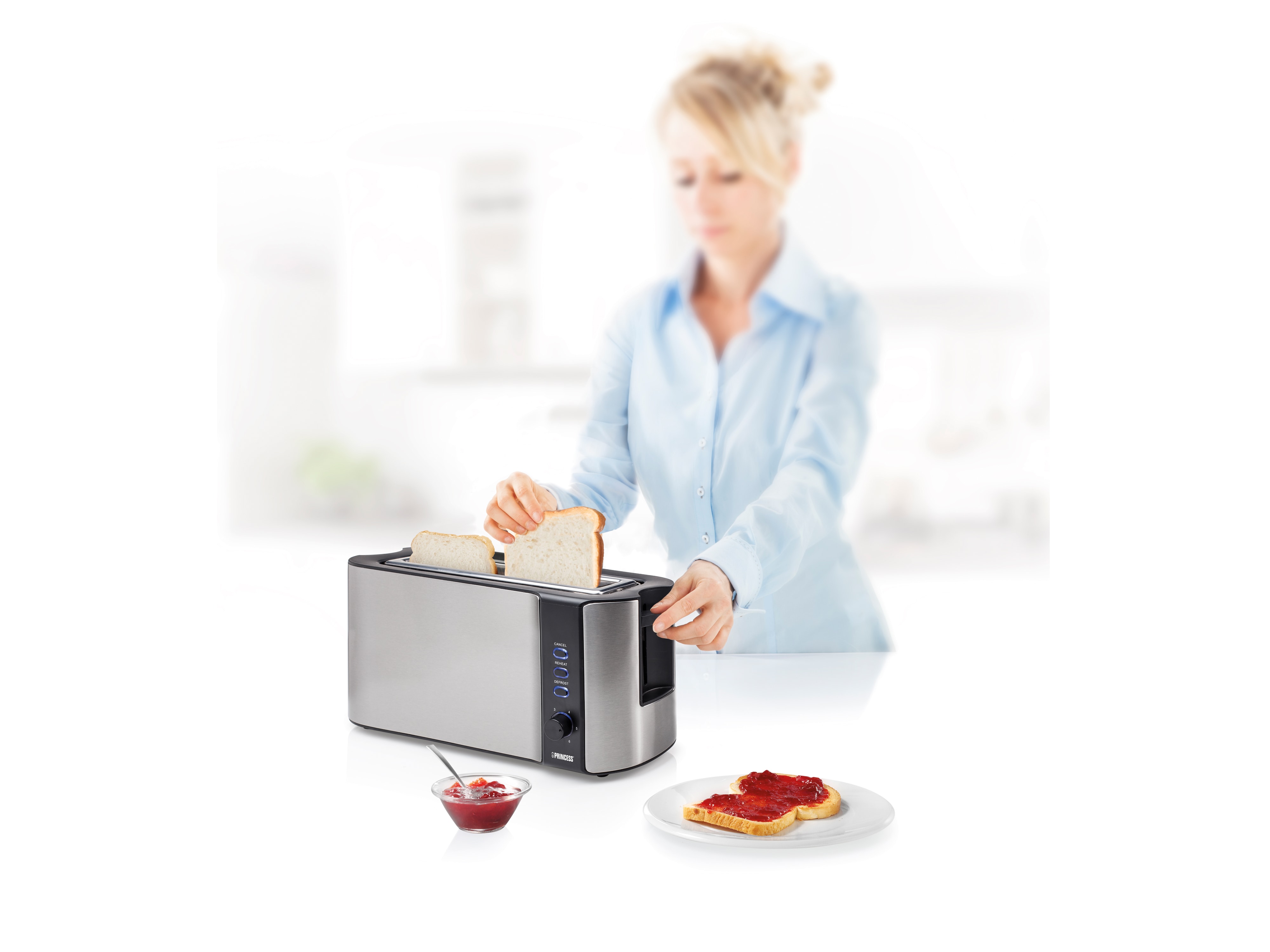 PRINCESS Langschlitz-Toaster 142353, 1000 W