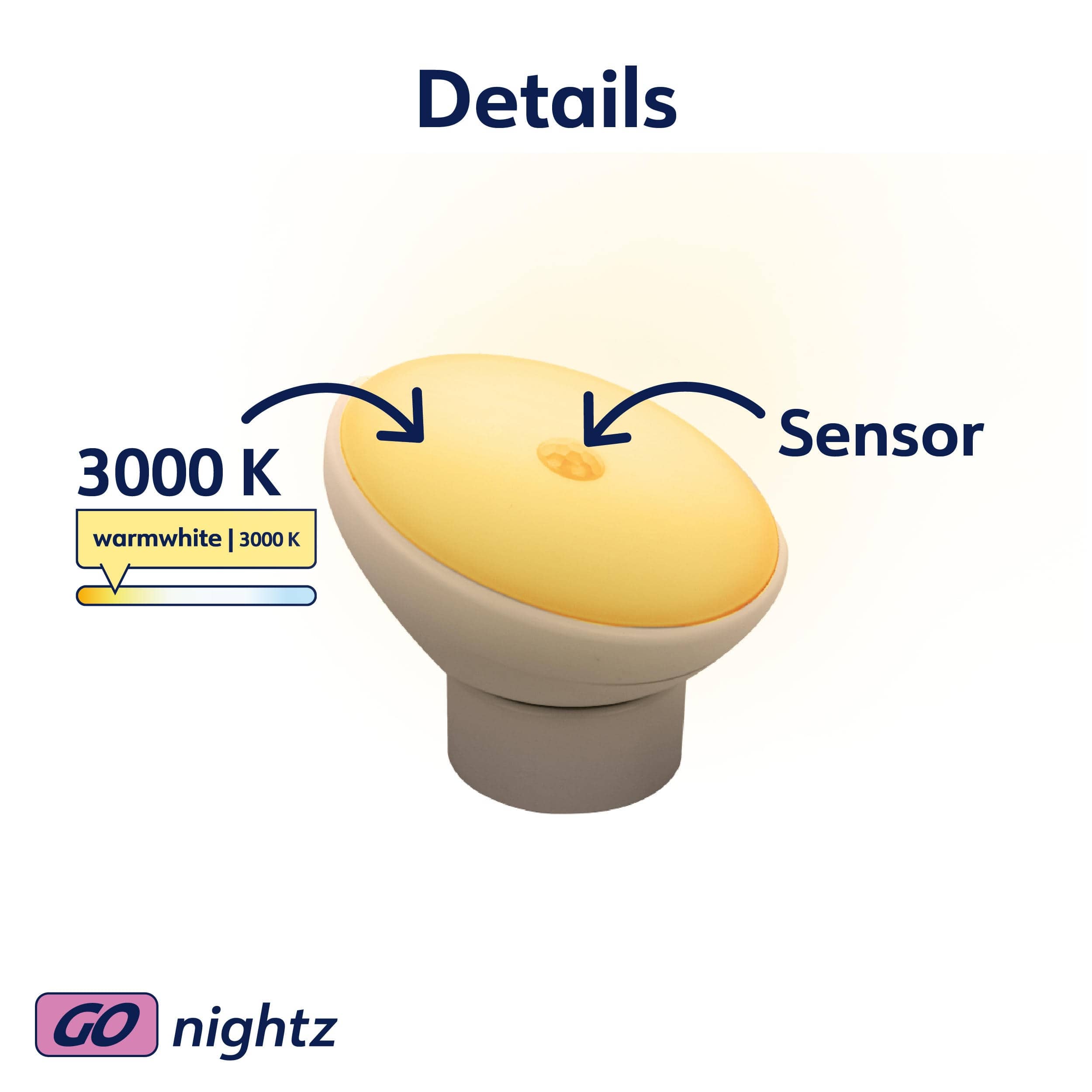 MÜLLER-LICHT LED-Orientierungslicht Nova, 27700061, 3000K, 2 Stück