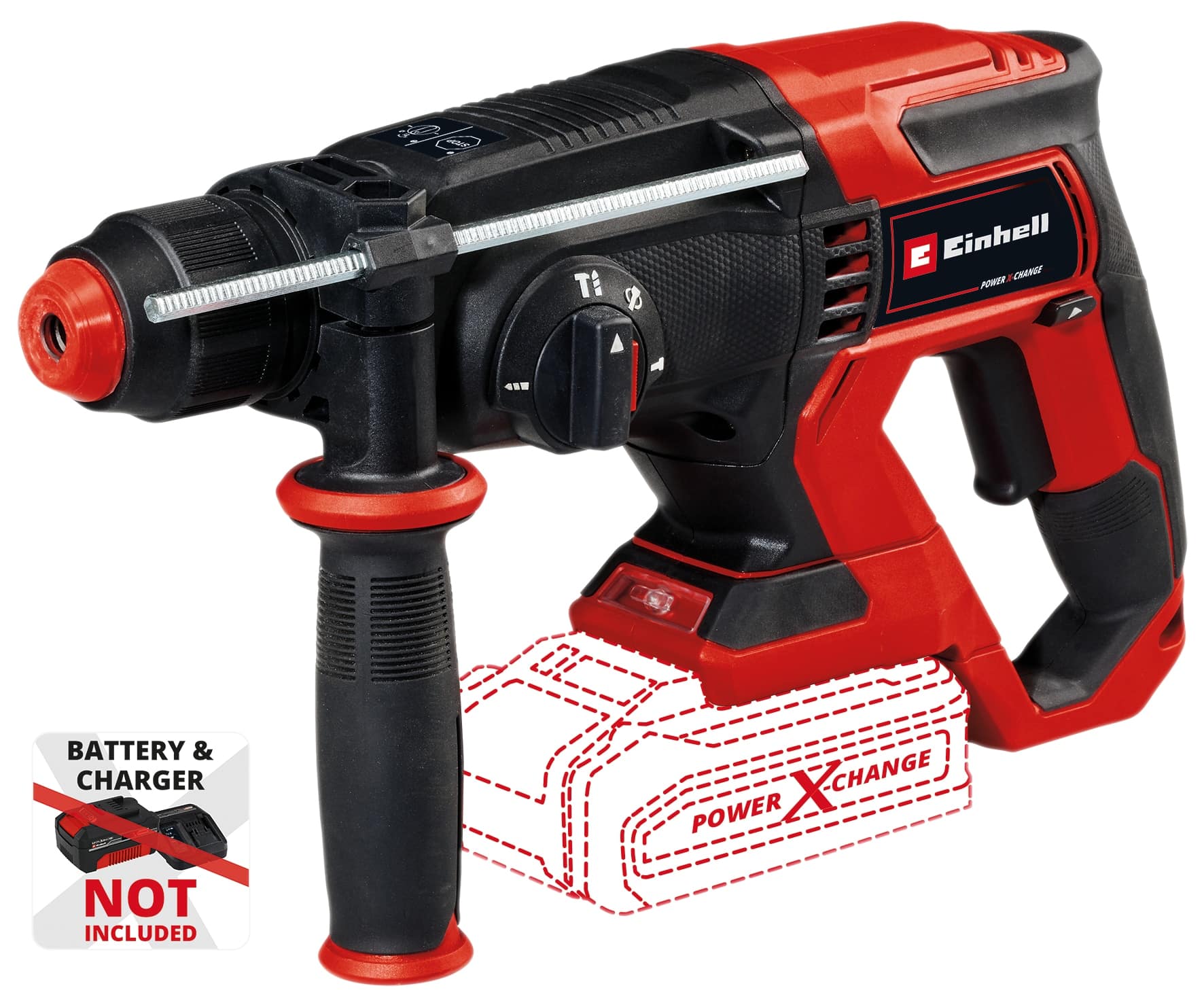 EINHELL Akku-Bohrhammer TE-HD 18/20 Li-Solo