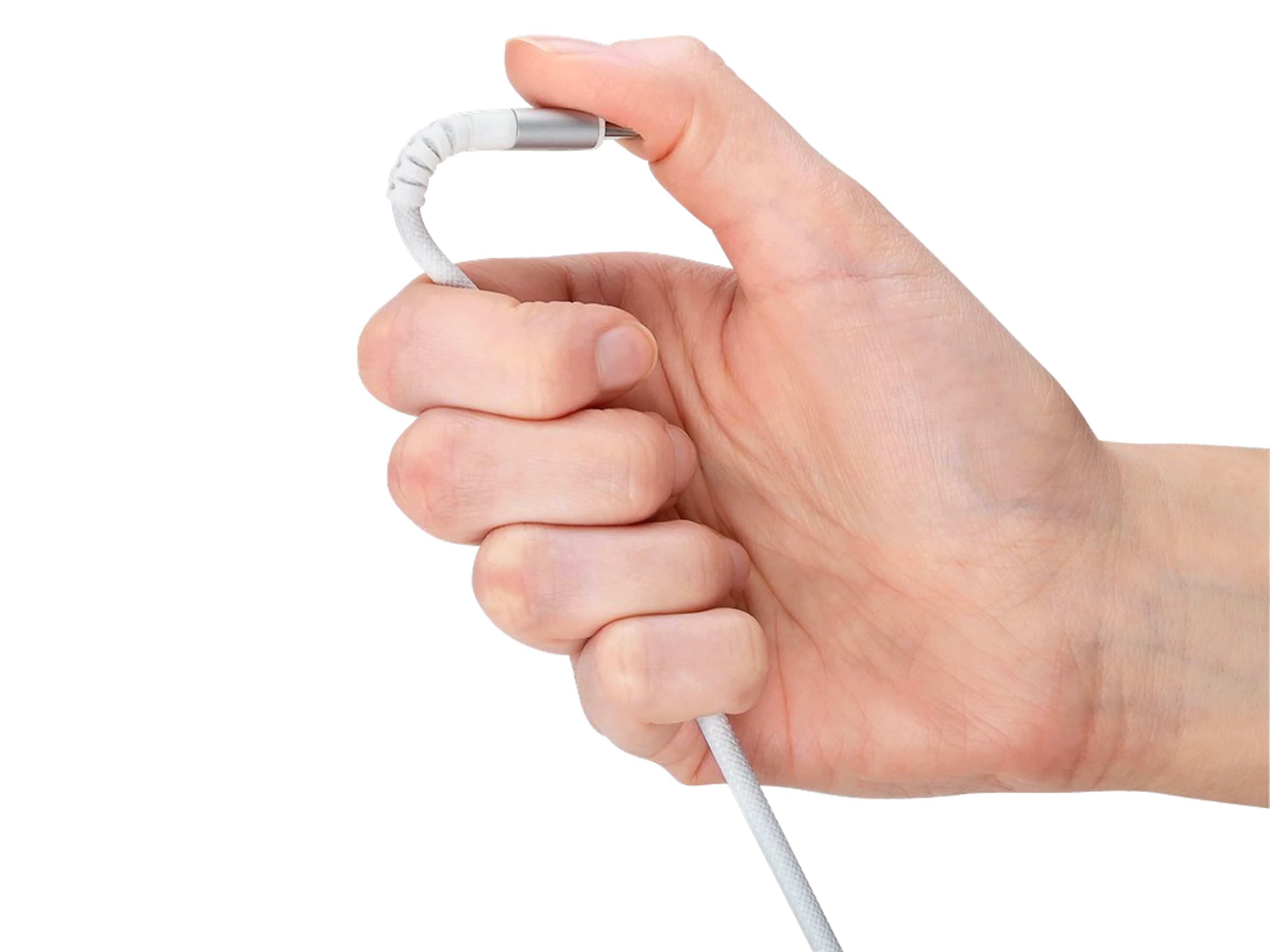 GOOBAY USB-C Textilkabel supersoft 2m weiß