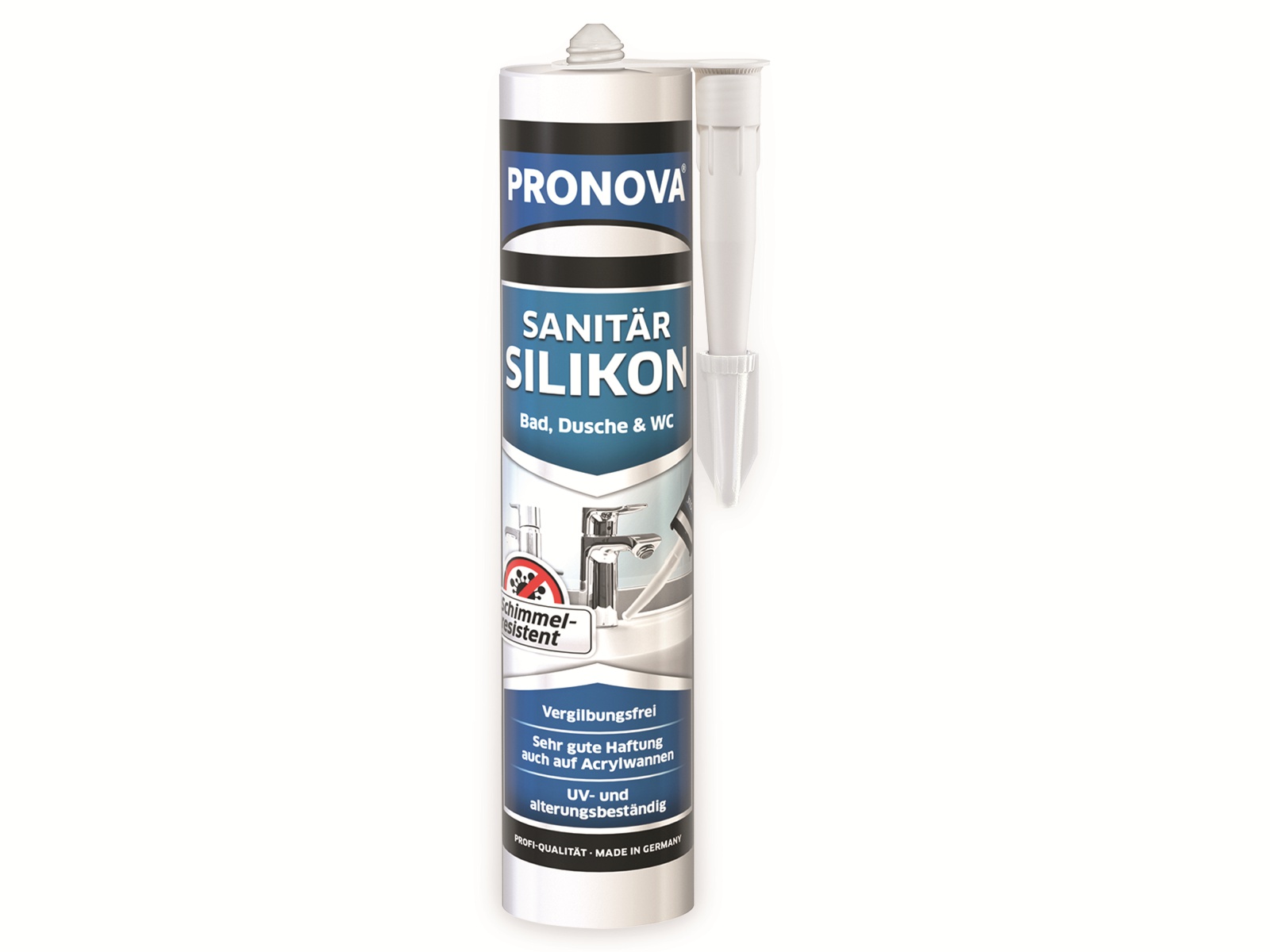 PRONOVA Sanitär-Silikon anthrazit, 300 ml.